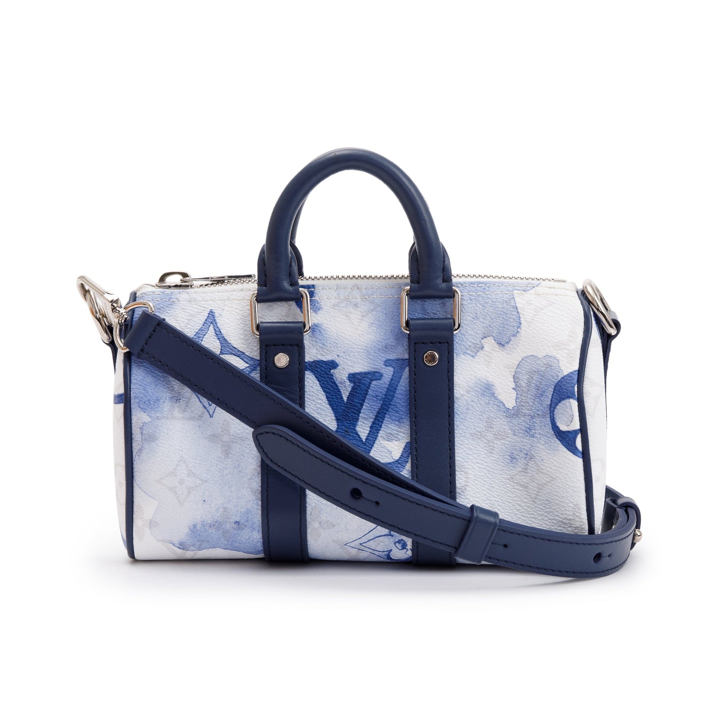 Louis Vuitton 2022 Monogram XS Blue Watercolor Keepall Bag