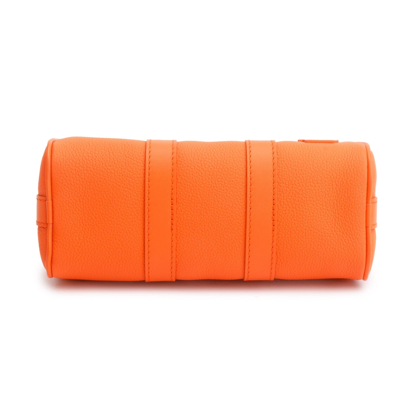 Louis Vuitton 2022 Orange Leather XS Aerogram Keepall Bag