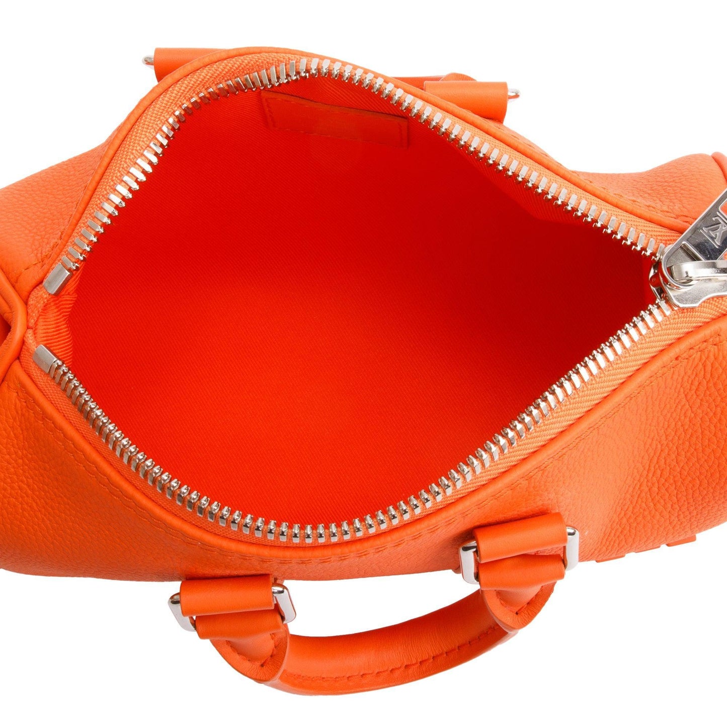 Louis Vuitton 2022 Orange Leather XS Aerogram Keepall Bag