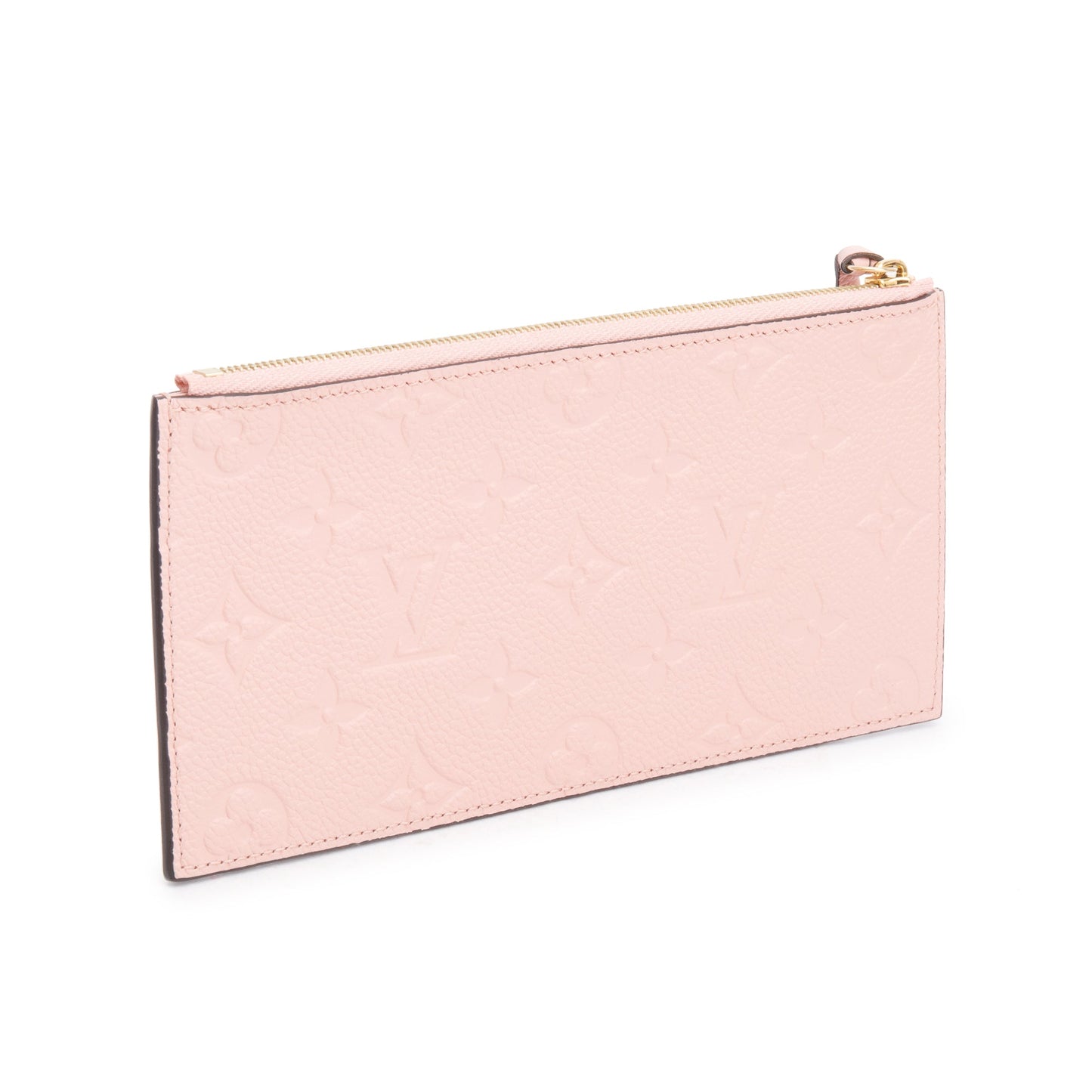 Louis Vuitton 2022 Pink Empreinte Leather Pochette Felicie Zip Pouch Insert