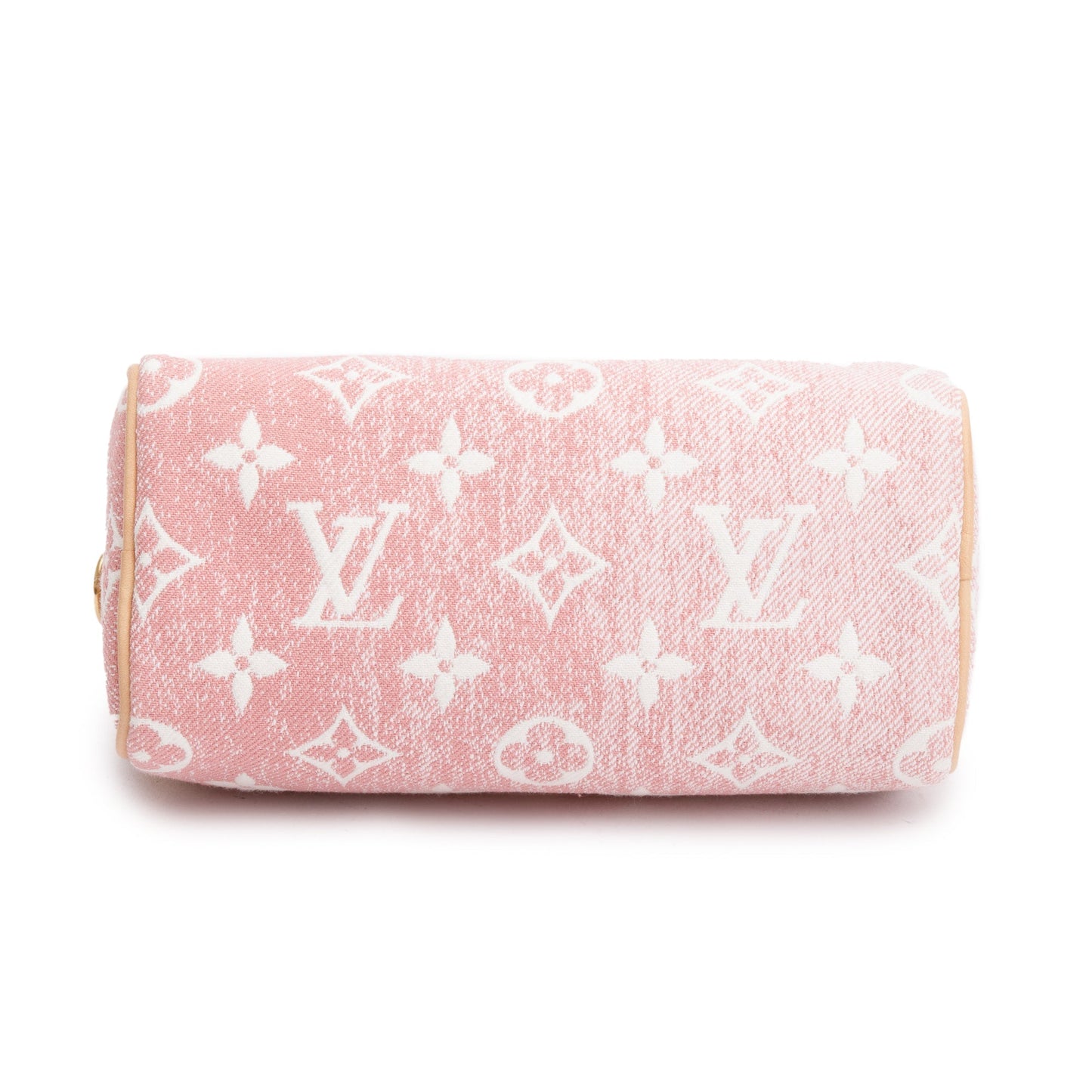Louis Vuitton 2022 Pink Monogram Denim Nano Speedy