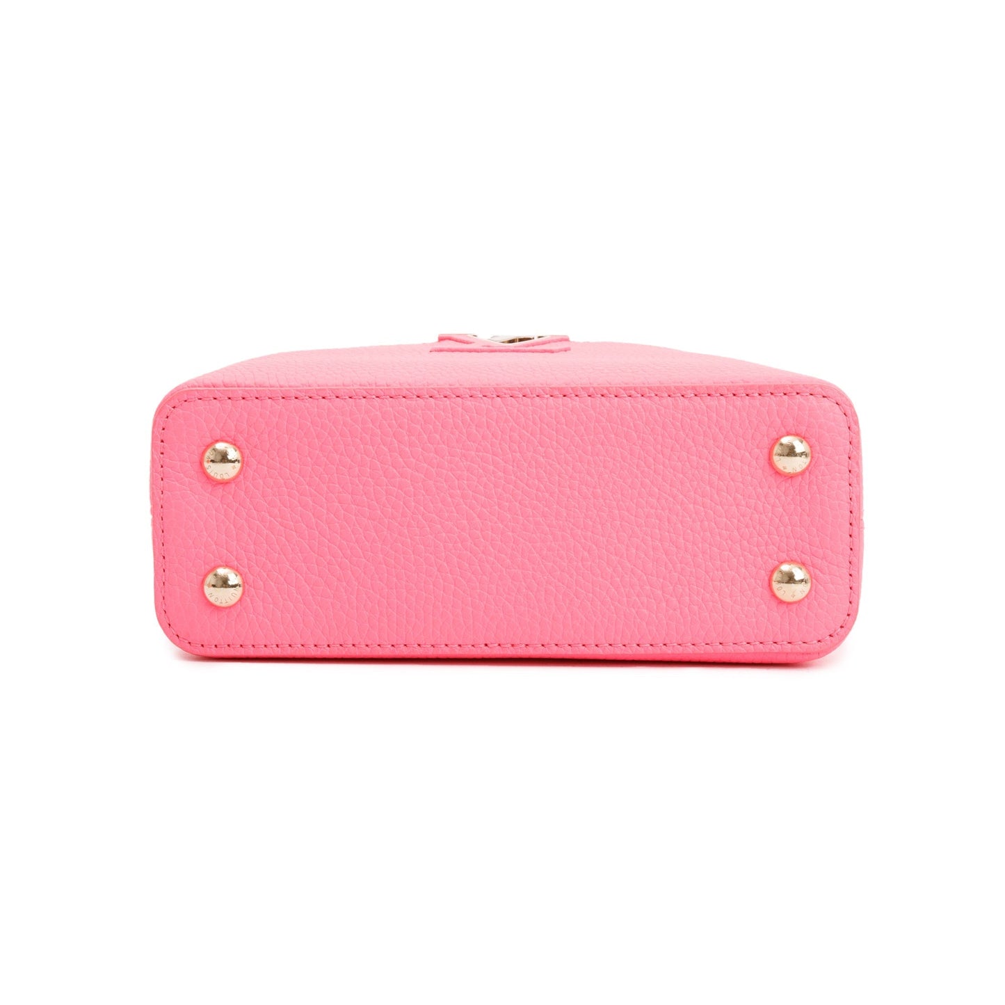 Louis Vuitton 2022 Pink Taurillon Leather Capucines Mini