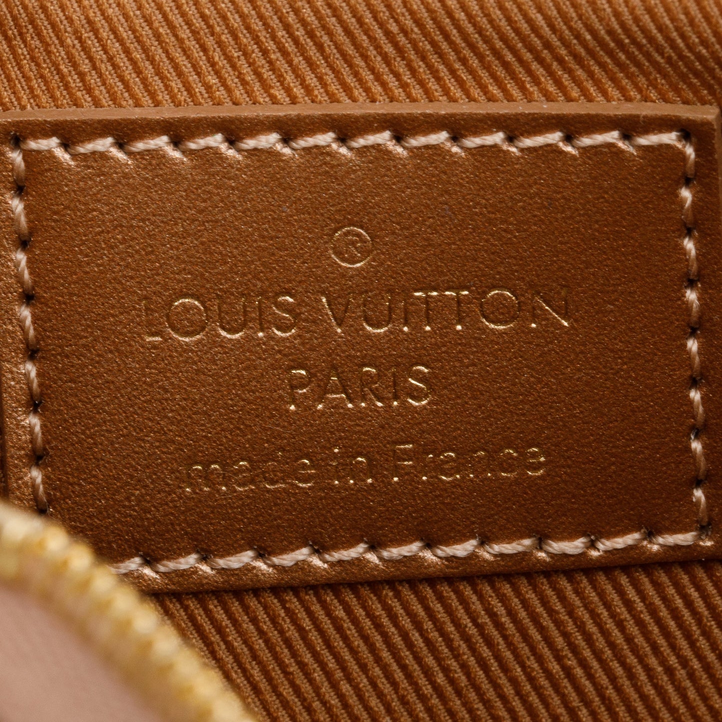 Louis Vuitton 2022 Rose Gold Monogram Vernis Leather Mini Pochette Accessoires