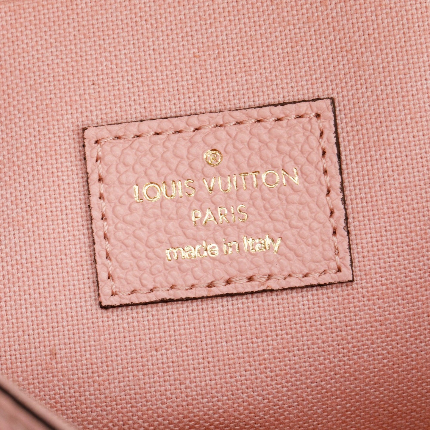 Louis Vuitton 2022 Rose Poudre Monogram Empreinte Leather Felicie Pochette