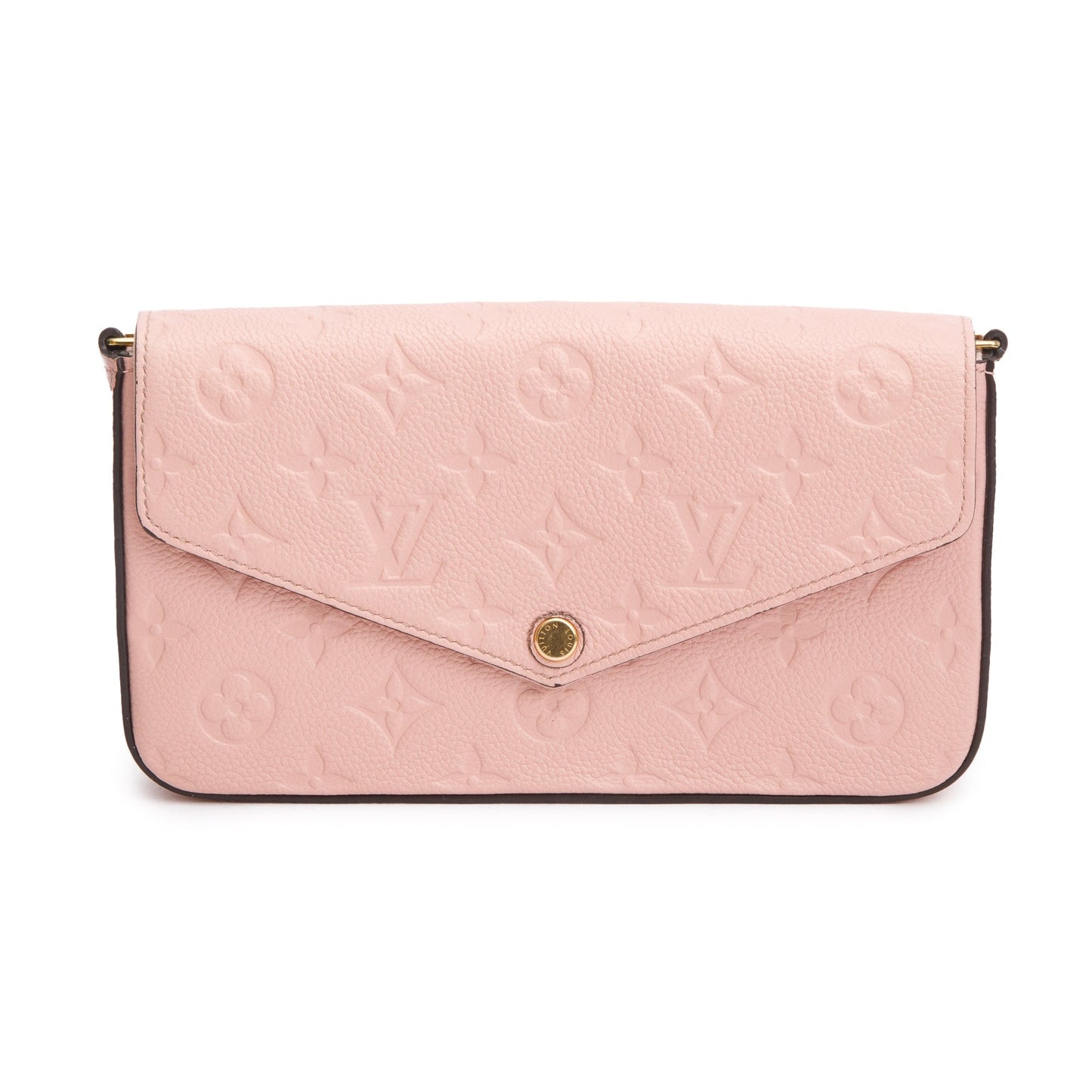 Louis Vuitton 2022 Rose Poudre Monogram Empreinte Leather Felicie Pochette