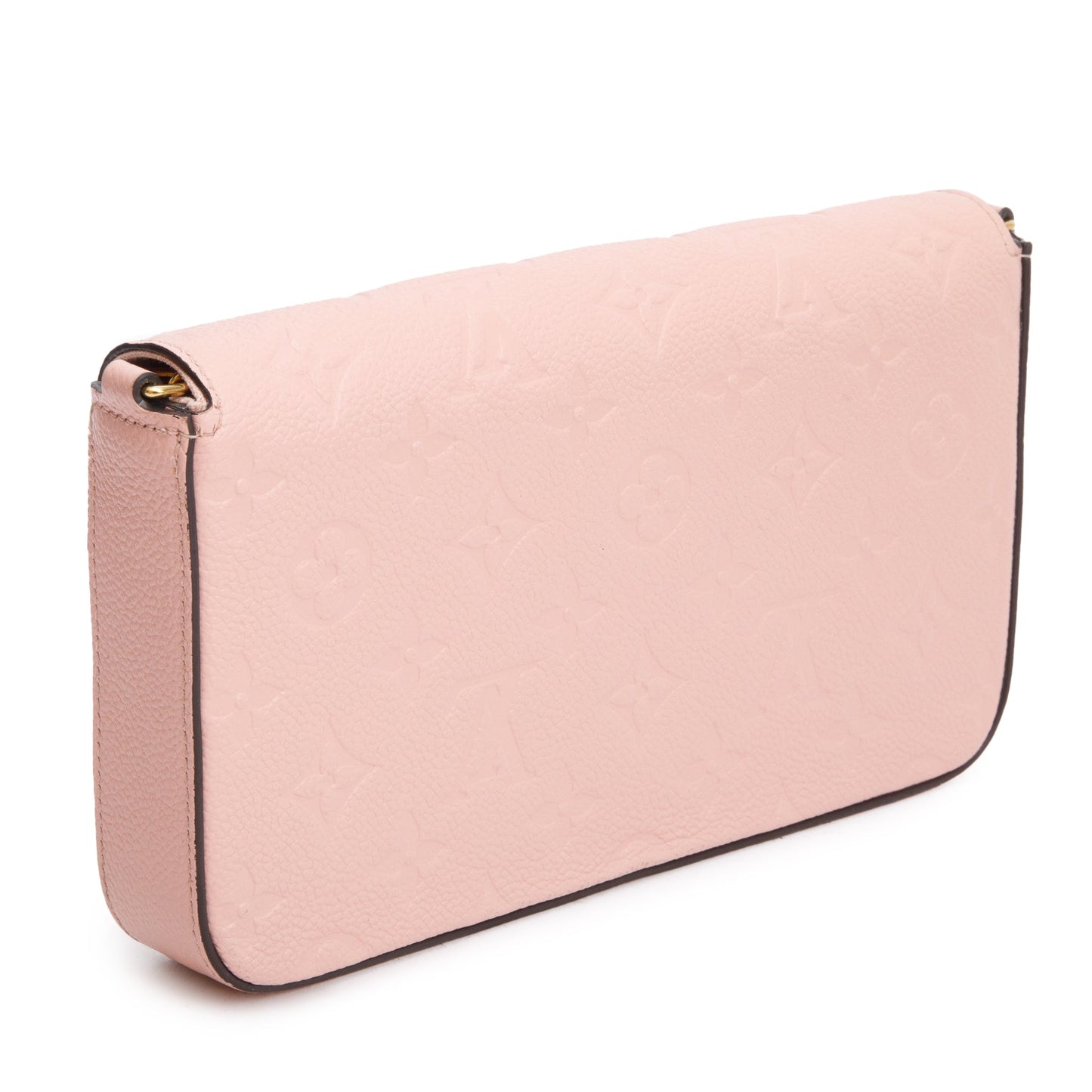 Louis Vuitton 2022 Rose Poudre Monogram Empreinte Leather Felicie Pochette