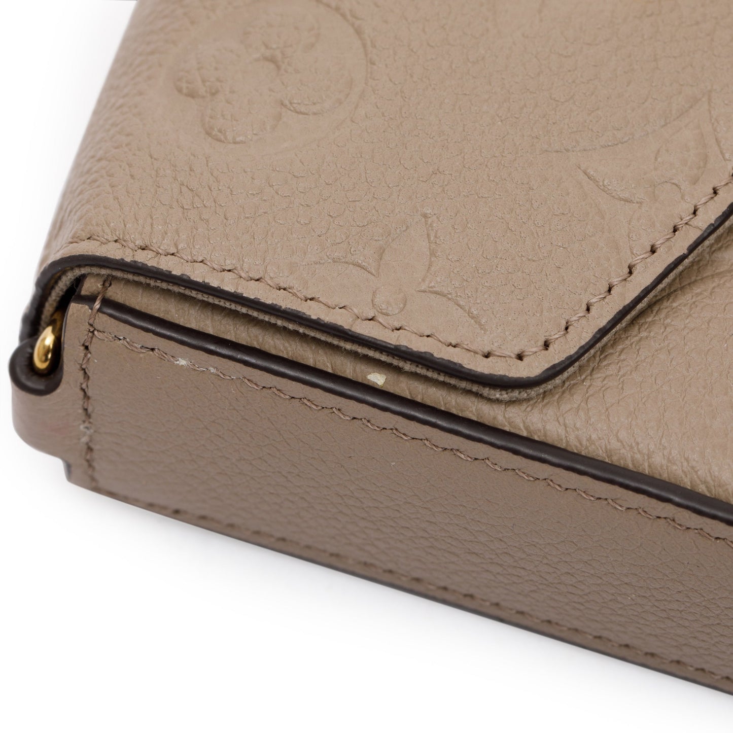 Louis Vuitton 2022 Turtledove Empreinte Leather Felicie Pochette Bag