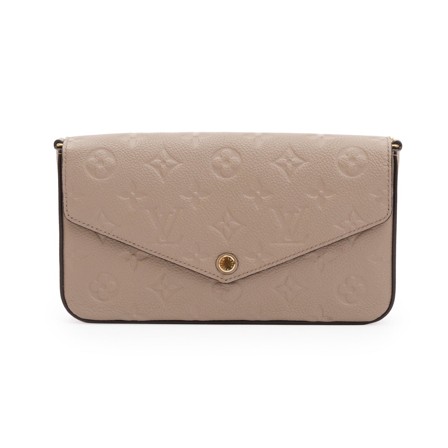Louis Vuitton 2022 Turtledove Empreinte Leather Felicie Pochette Bag