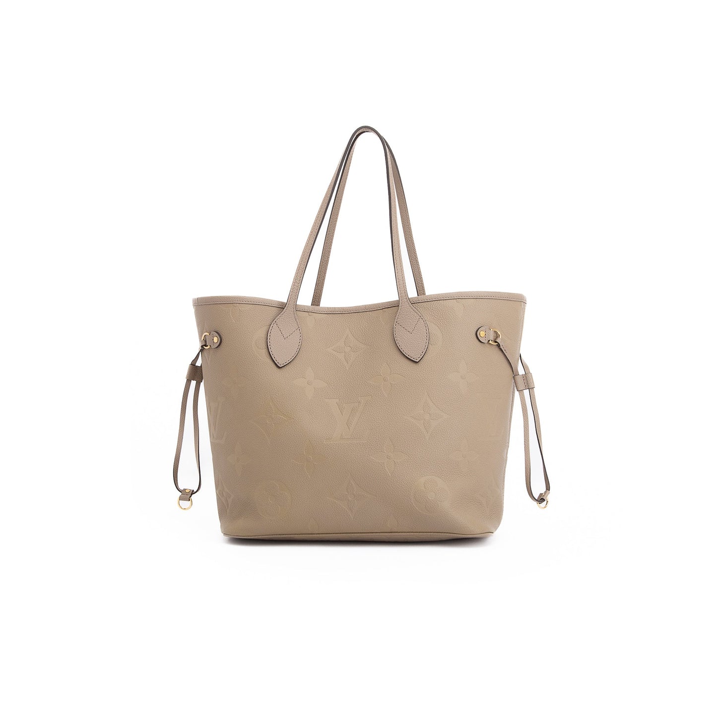 Louis Vuitton 2022 Turtledove Empreinte Leather Neverfull MM