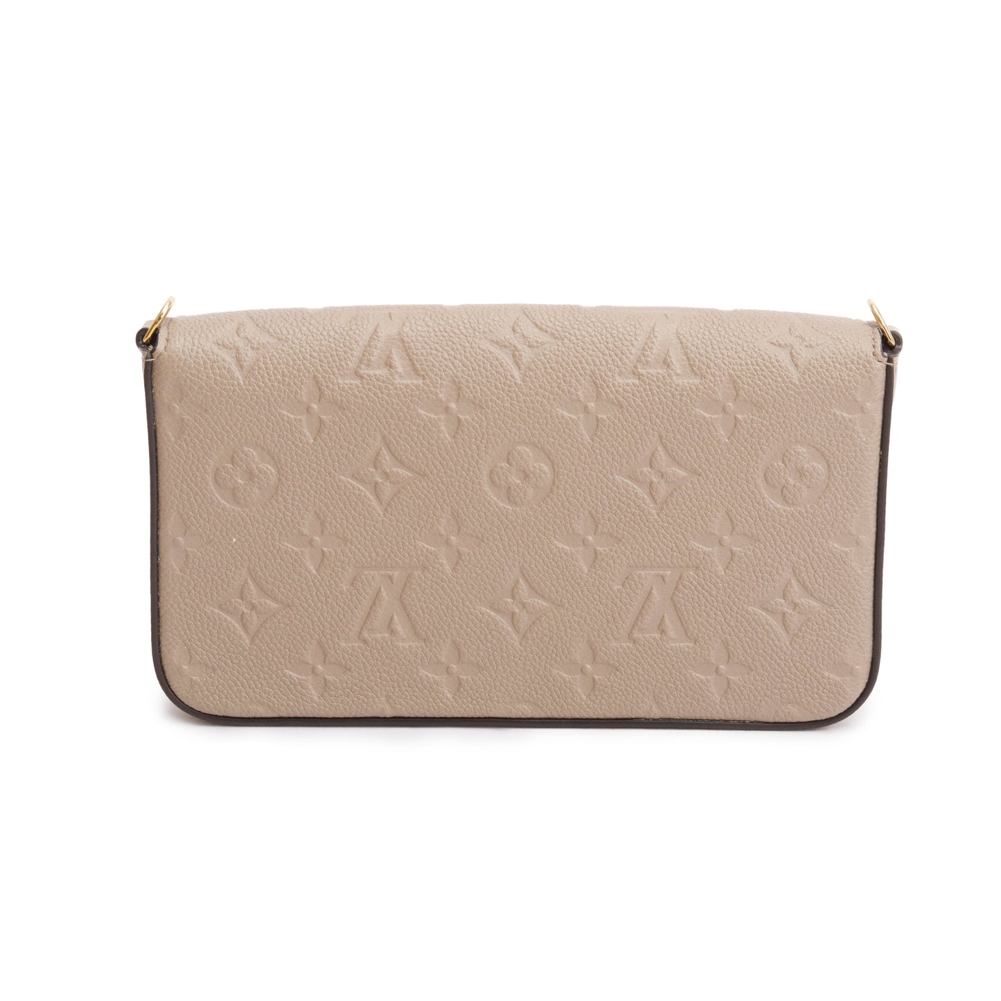 Louis Vuitton 2022 Turtledove Monogram Empreinte Leather Felicie Pochette