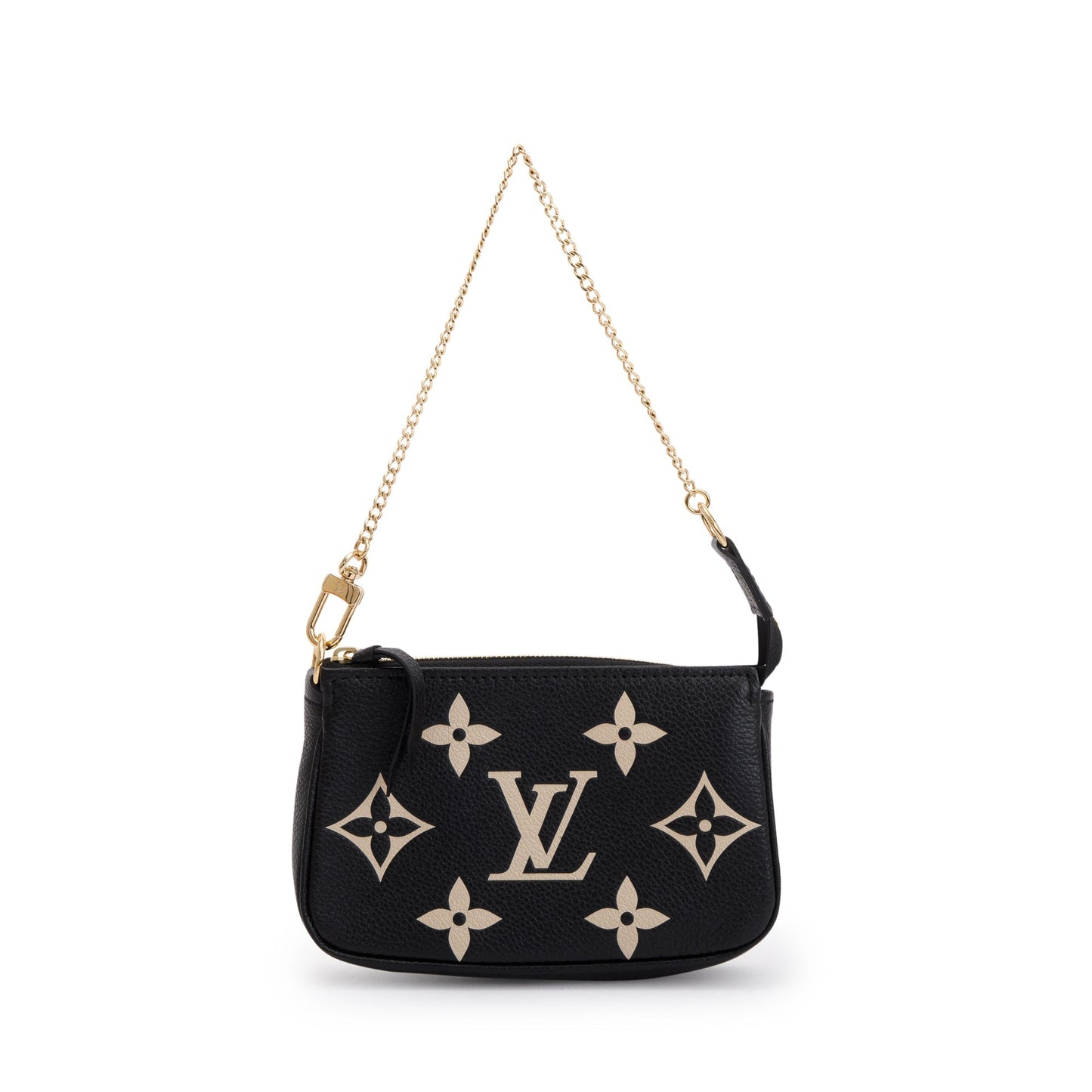 Louis Vuitton 2023 Bicolor Monogram Empreinte Leather Mini Pochette Accessories