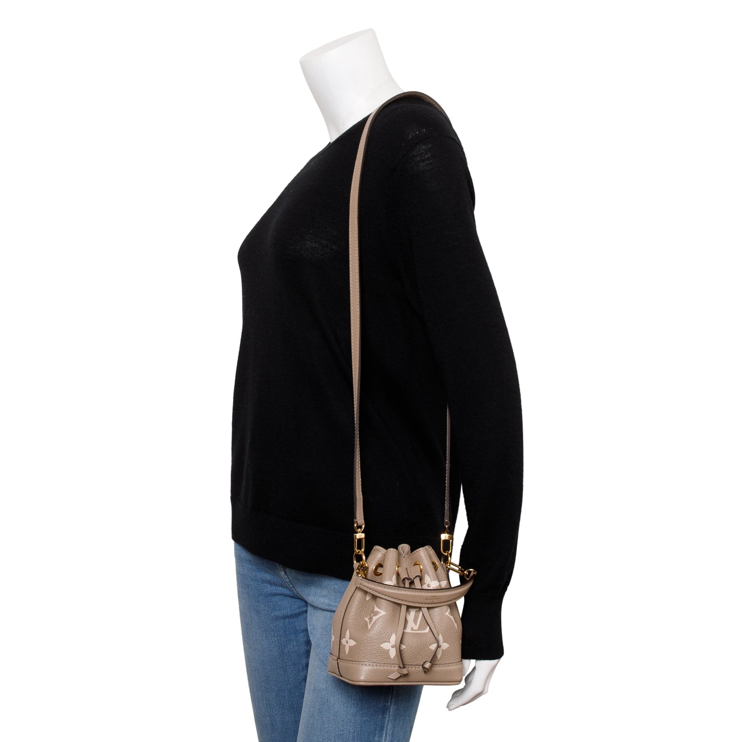 Louis Vuitton 2023 Bicolor Monogram Empreinte Nano Noe