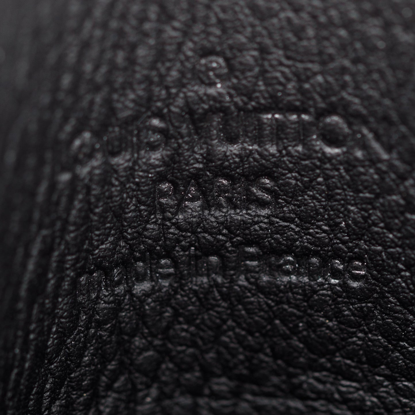 Louis Vuitton 2023 Black Monogram Shadow Calf Leather Double Card Holder