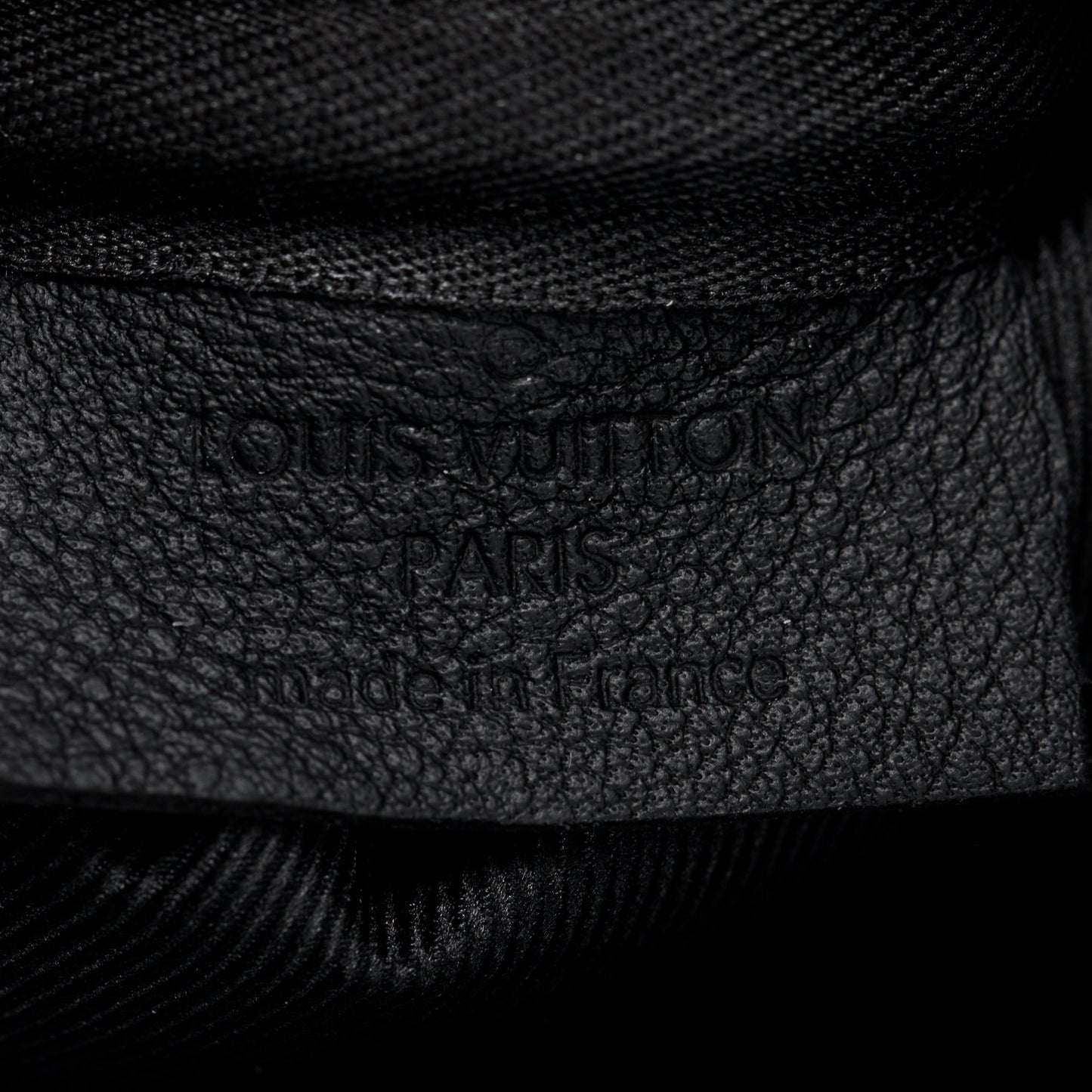 Louis Vuitton 2023 Black Monogram Shadow Embossed Calfskin Leather Trio Messenger Bag