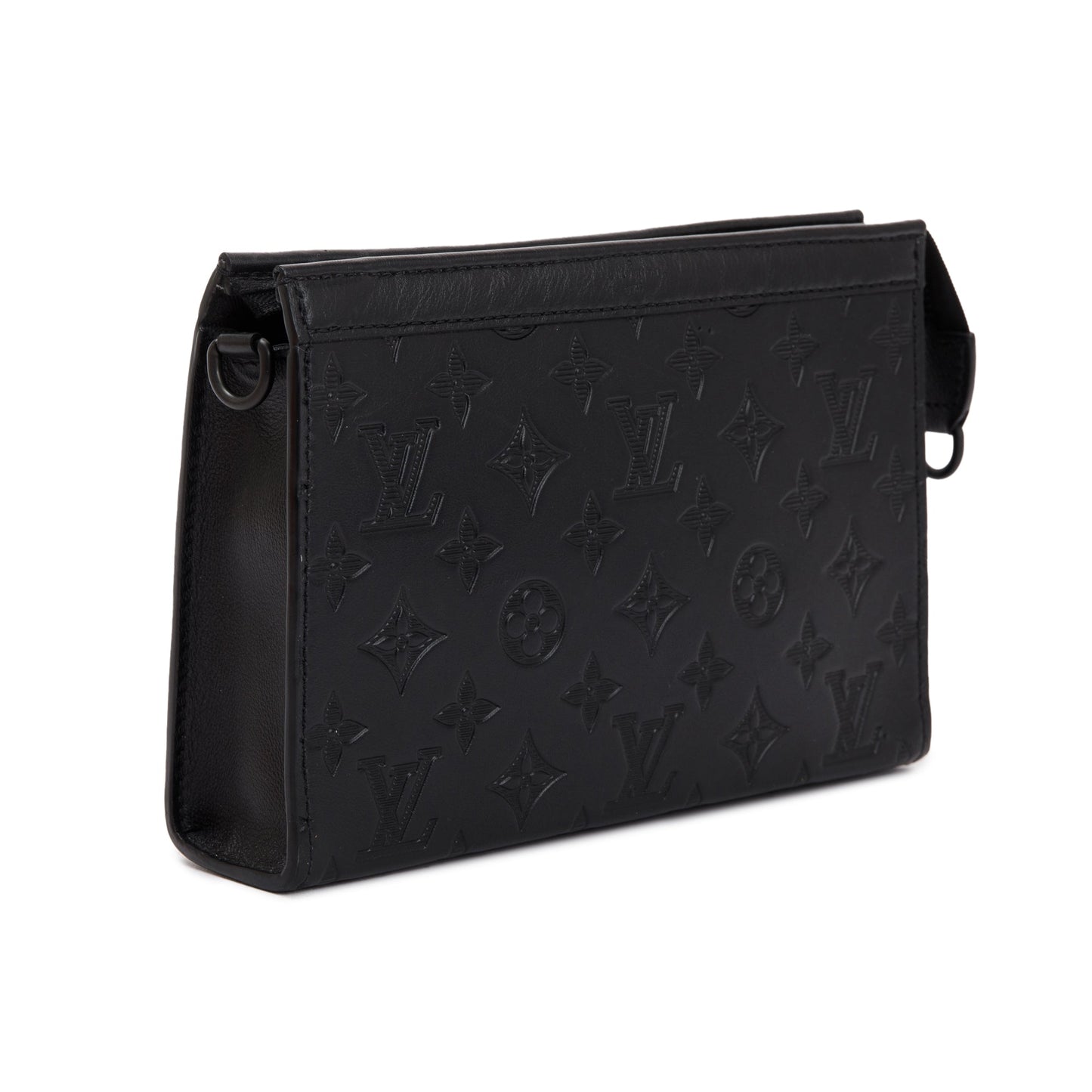 Louis Vuitton 2023 Black Monogram Shadow Gaston Wearable Wallet