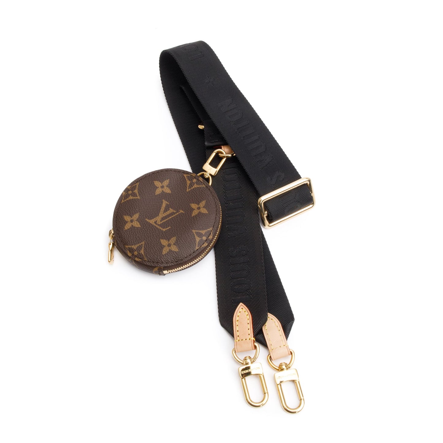 Louis Vuitton 2023 Black Nylon Jacquard Bandouliere