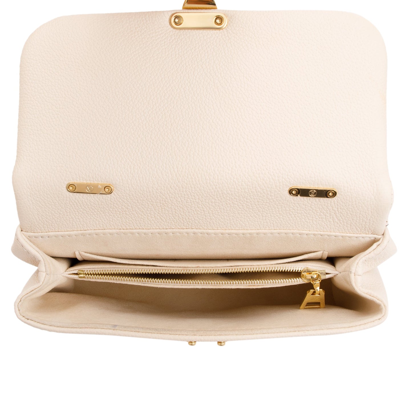 Louis Vuitton 2023 Creme Monogram Empreinte Leather Madeleine BB