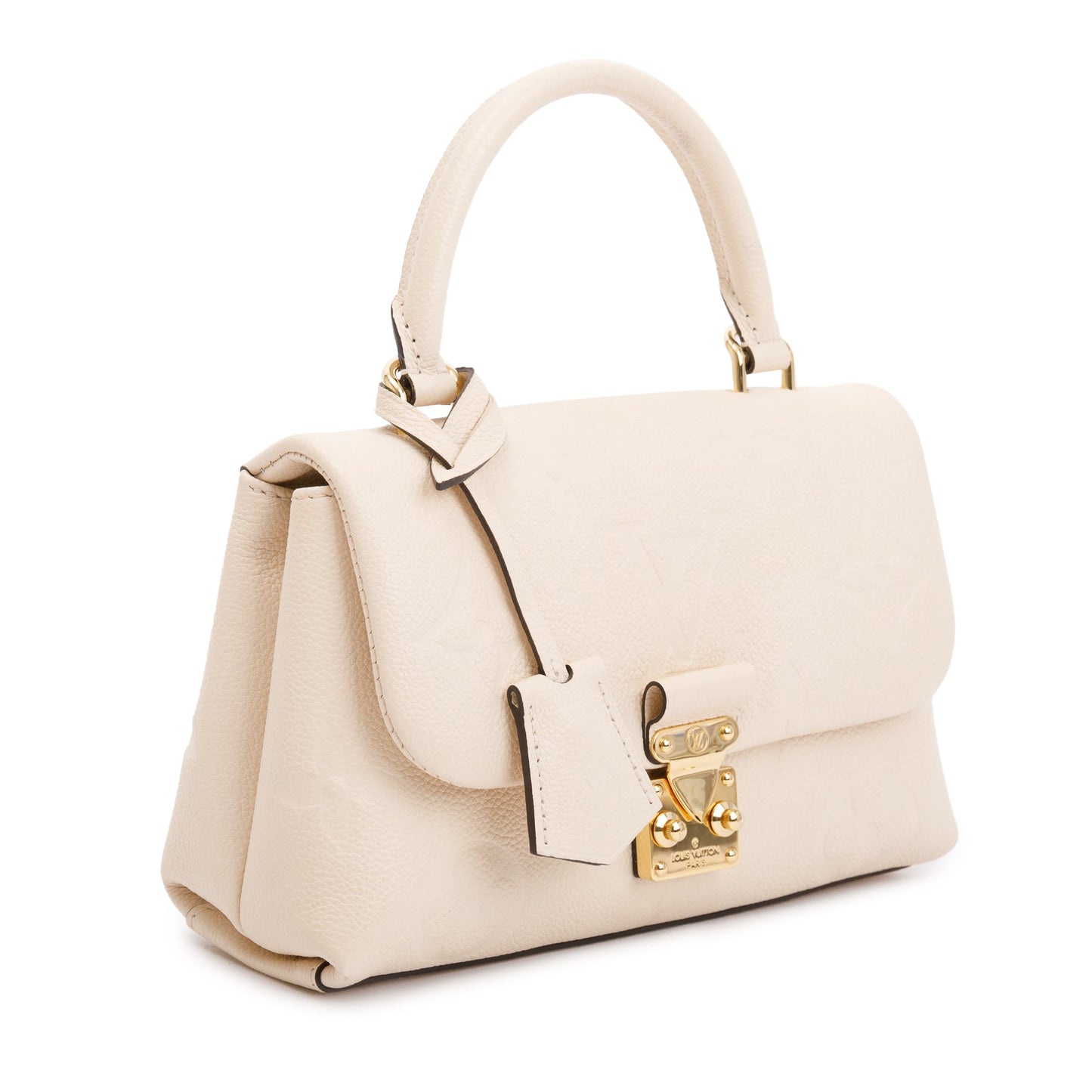 Louis Vuitton 2023 Creme Monogram Empreinte Leather Madeleine BB