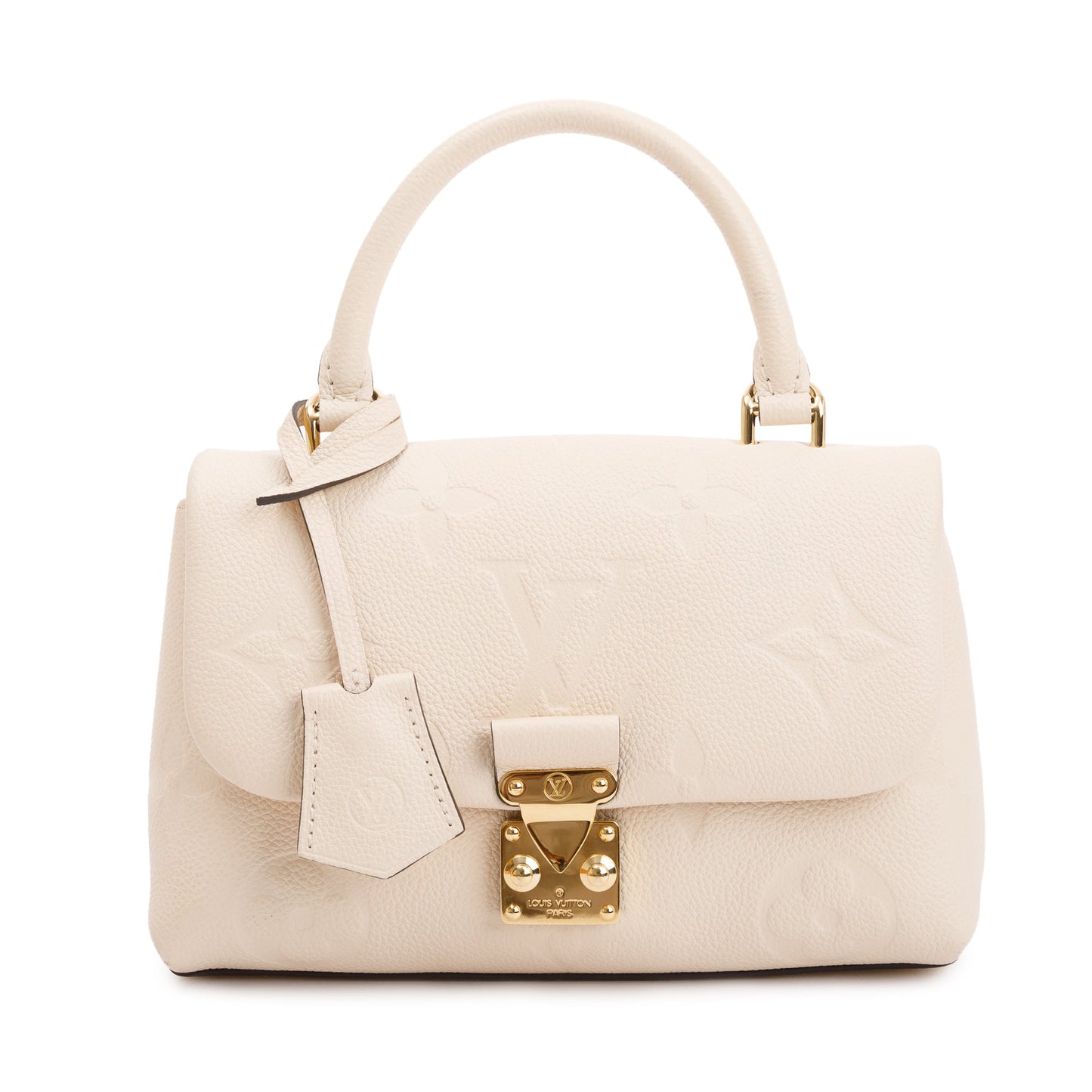 Louis Vuitton 2023 Creme Monogram Empreinte Leather Madeleine BB