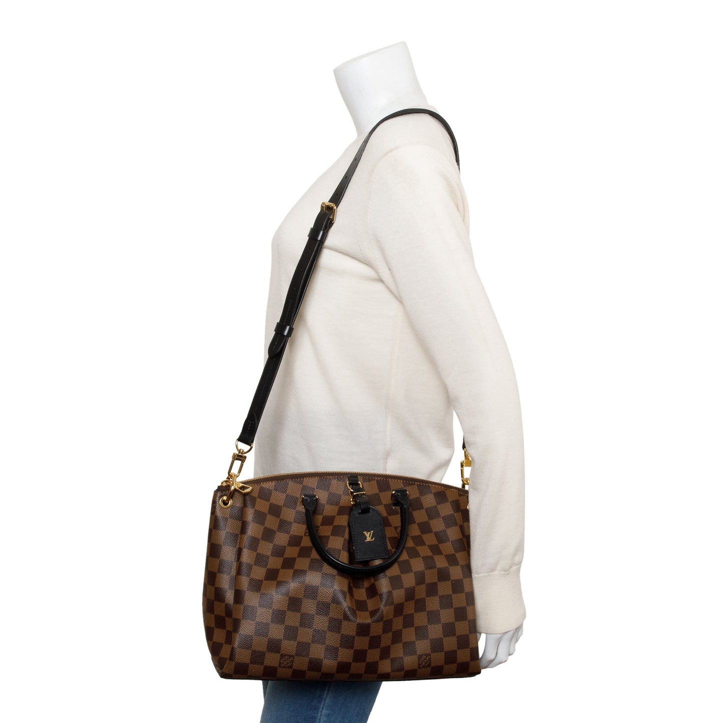 Louis Vuitton 2023 Damier Ebene Odeon Tote MM