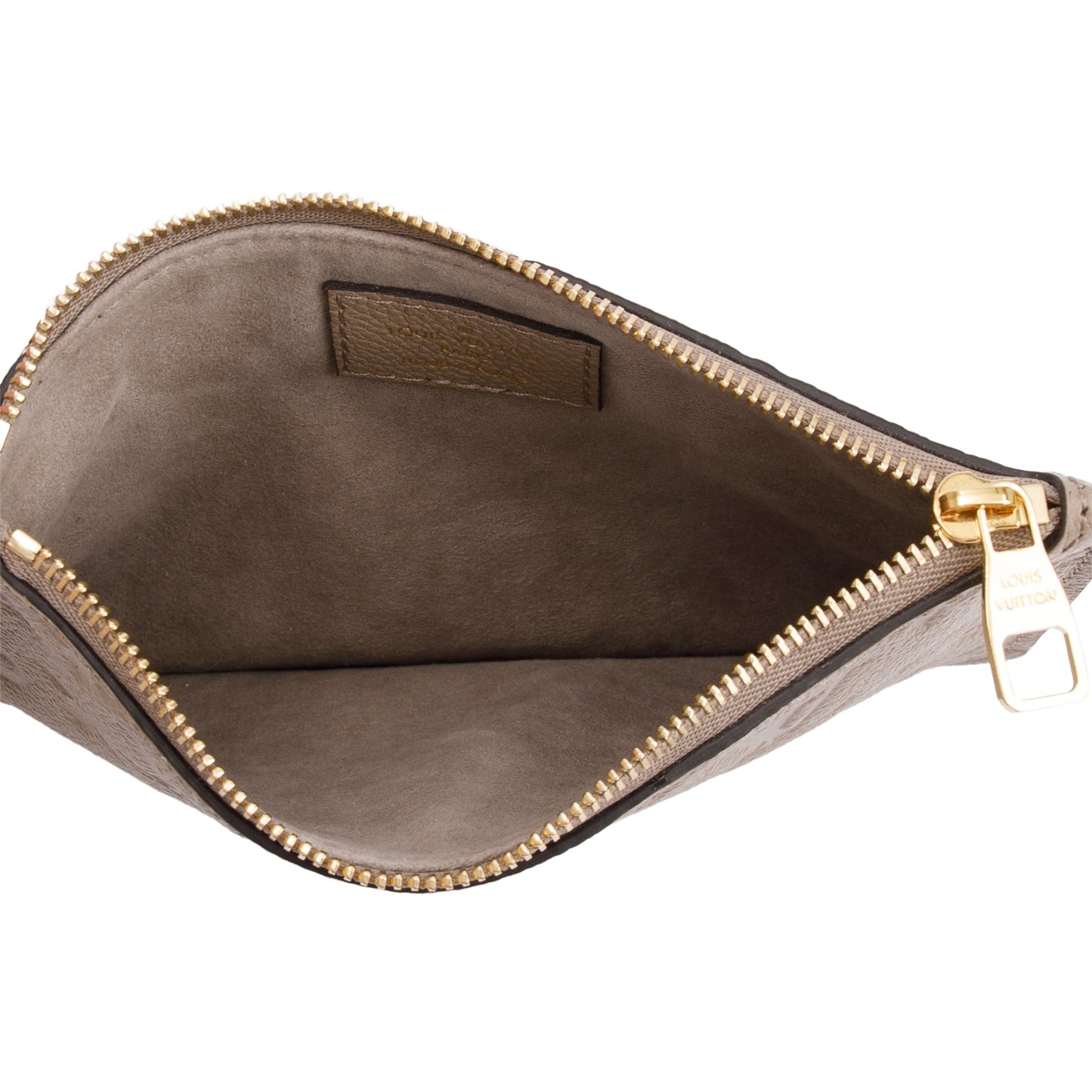 Louis Vuitton 2023 Dove Grey/Creme Bicolor Monogram Empreinte Leather Loop Hobo Bag