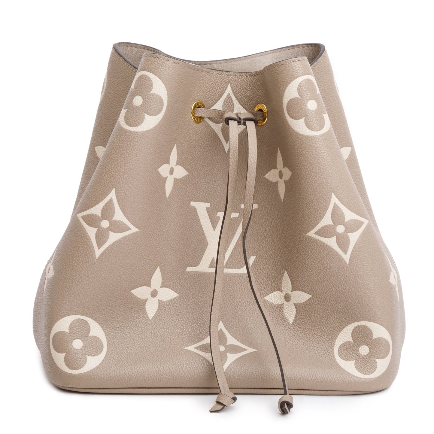Louis Vuitton 2023 Dove/Creme Bicolor Monogram Empreinte Leather Neonoe MM