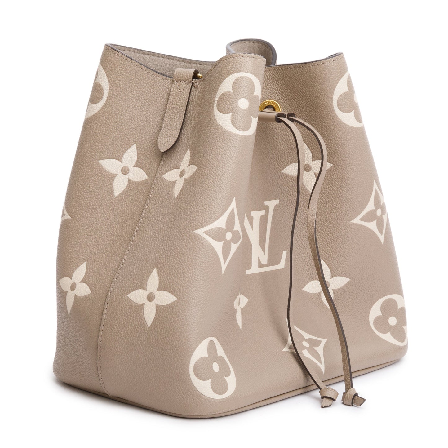 Louis Vuitton 2023 Dove/Creme Bicolor Monogram Empreinte Leather Neonoe MM