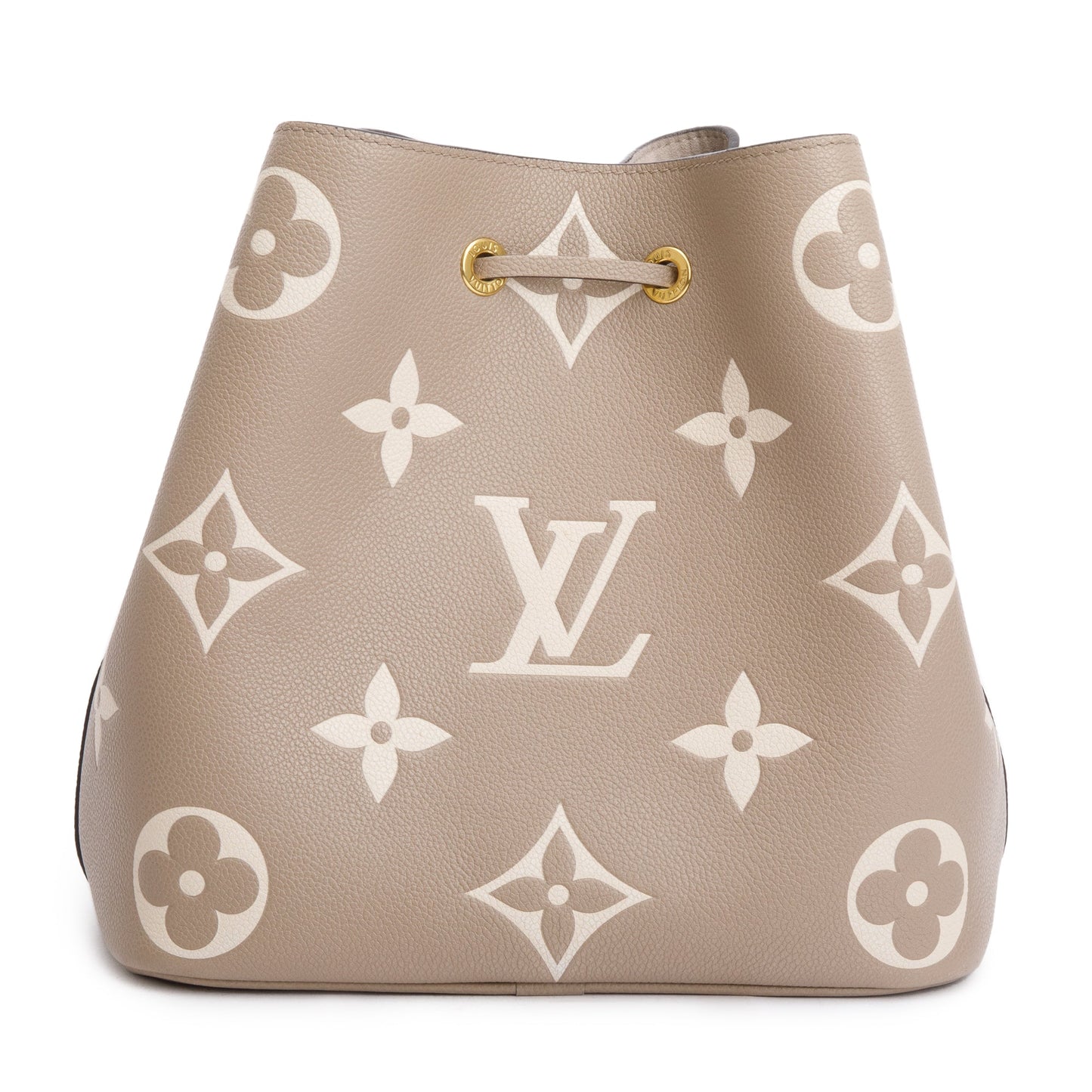 Louis Vuitton 2023 Dove/Creme Bicolor Monogram Empreinte Leather Neonoe MM
