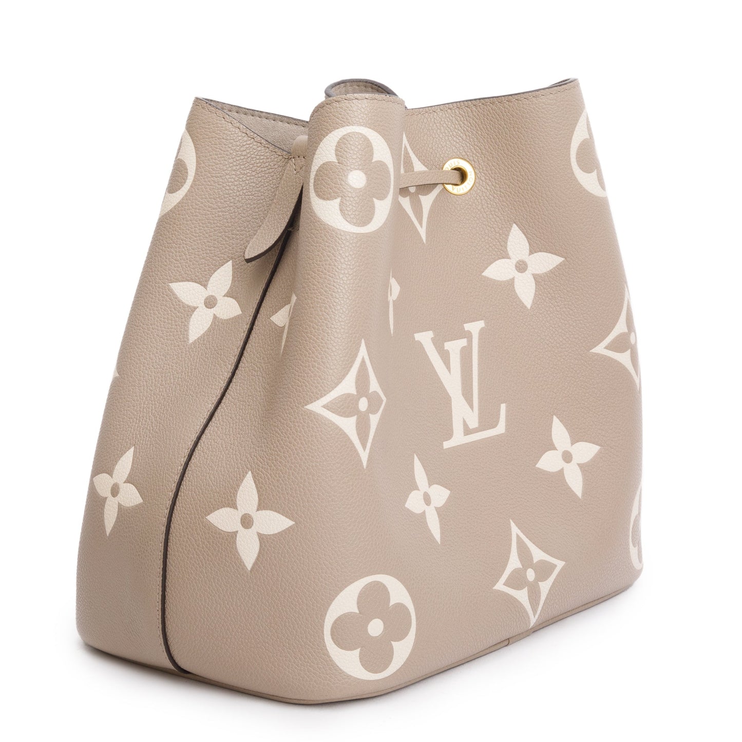 Louis Vuitton 2023 Dove/Creme Bicolor Monogram Empreinte Leather Neonoe MM