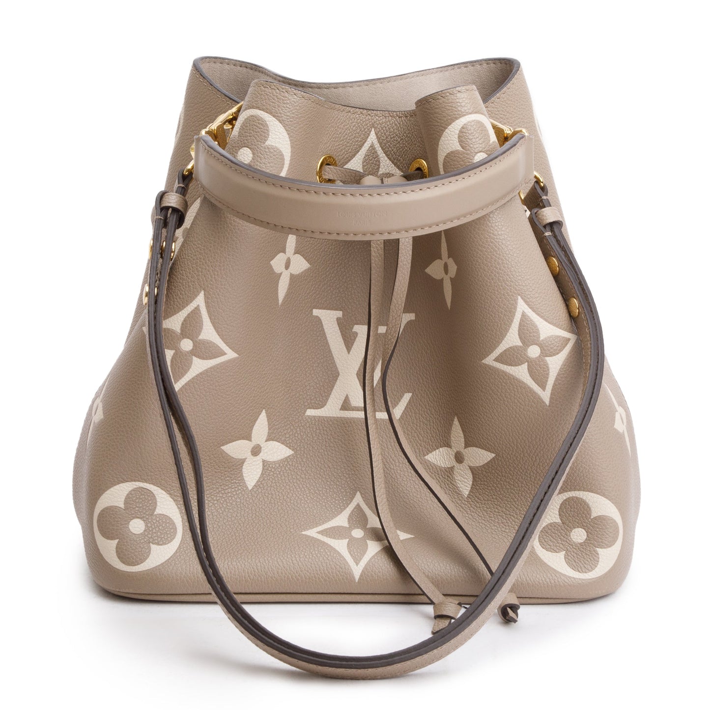 Louis Vuitton 2023 Dove/Creme Bicolor Monogram Empreinte Leather Neonoe MM