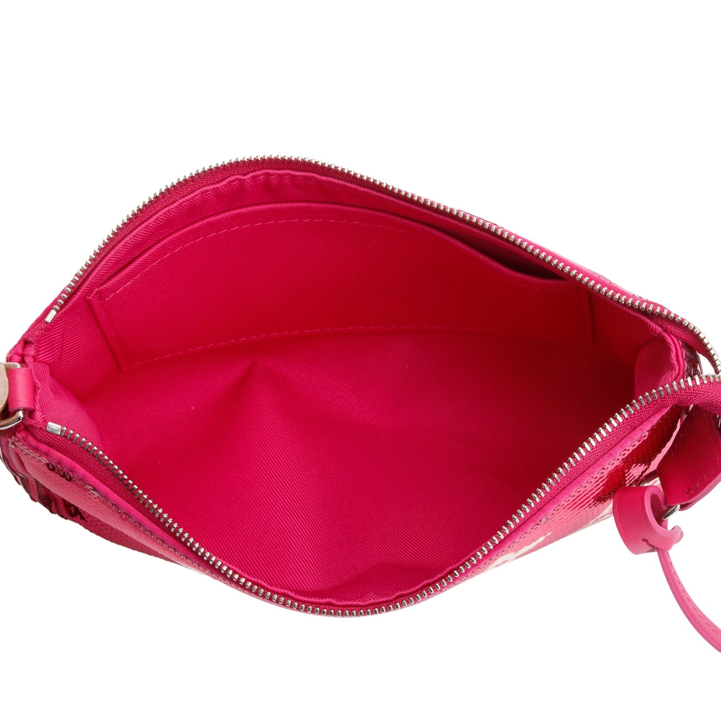 Louis Vuitton 2023 Fuchsia Silver Monogram Giant Sequins Pochette Accessoires