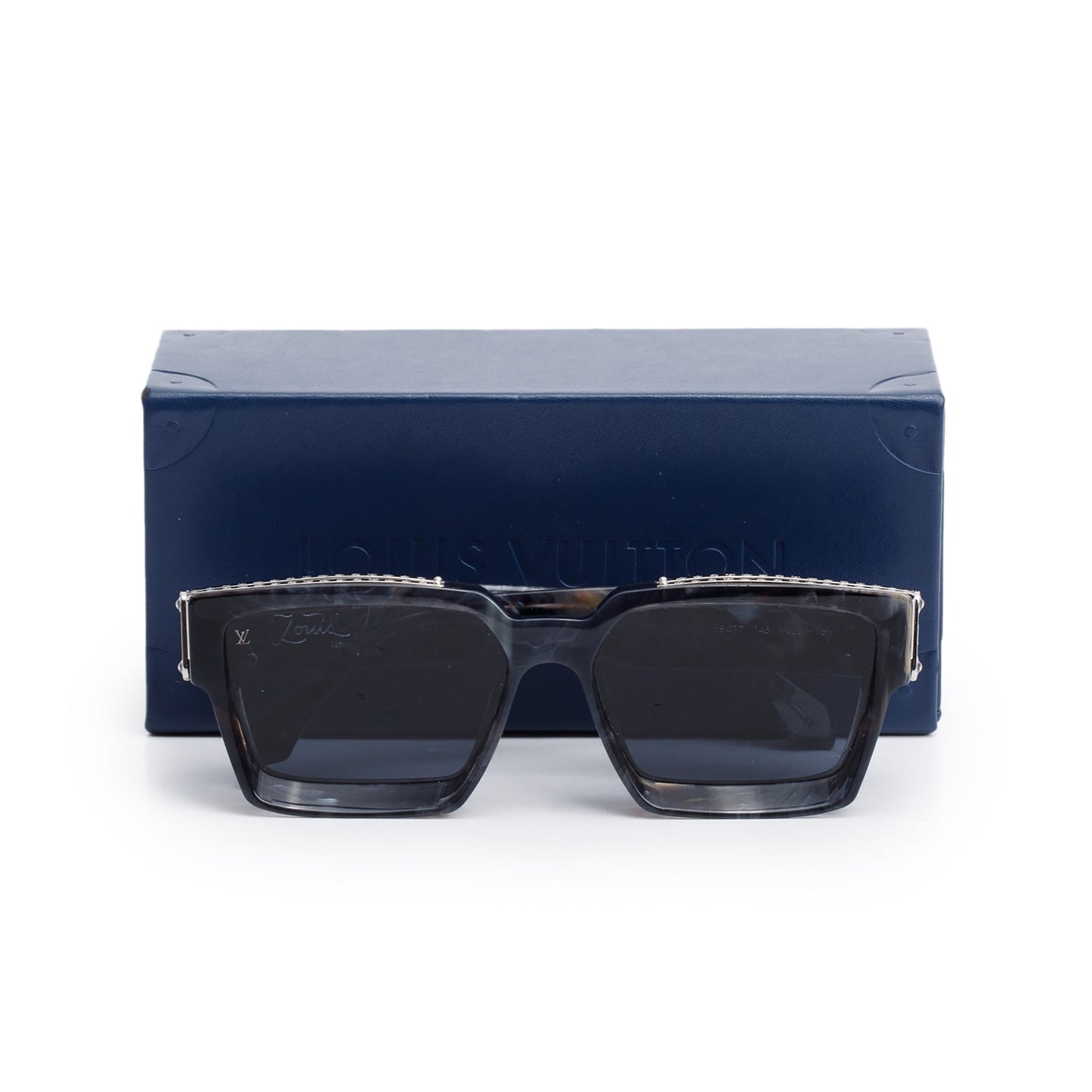 Louis Vuitton 2023 Grey Marble Acetate 1.1 Millionaires Sunglasses
