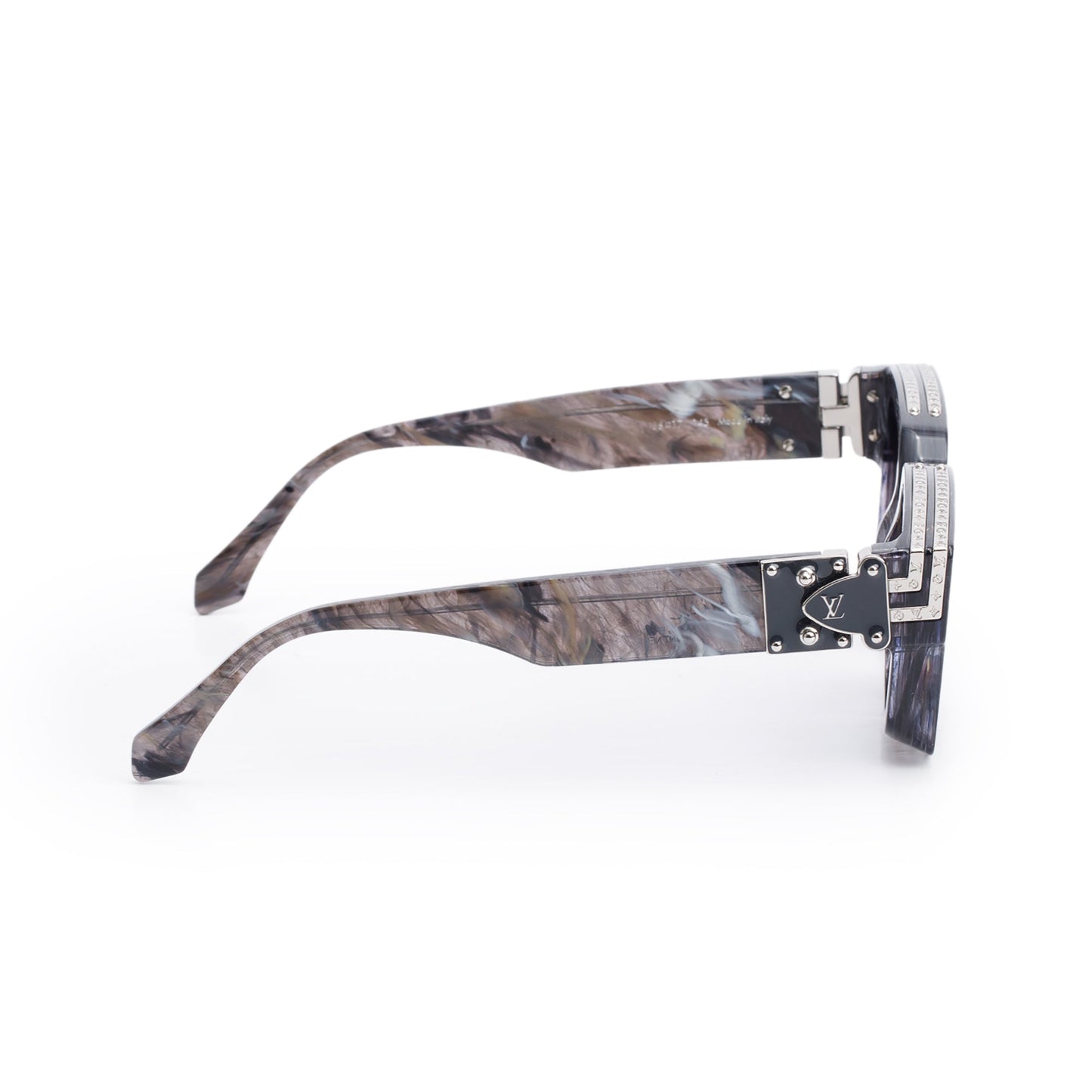 Louis Vuitton 2023 Grey Marble Acetate 1.1 Millionaires Sunglasses