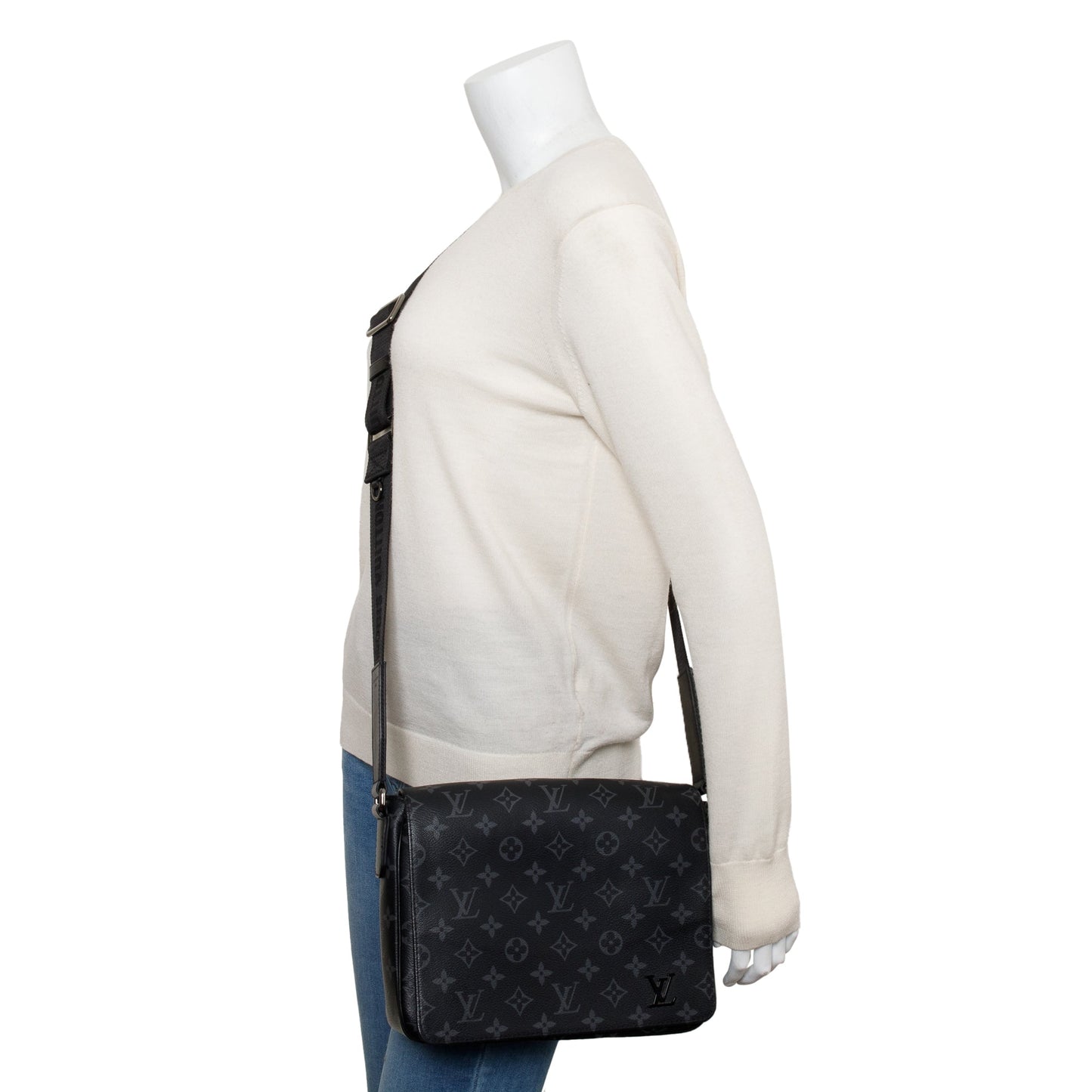 Louis Vuitton 2023 Monogram Eclipse District PM Bag