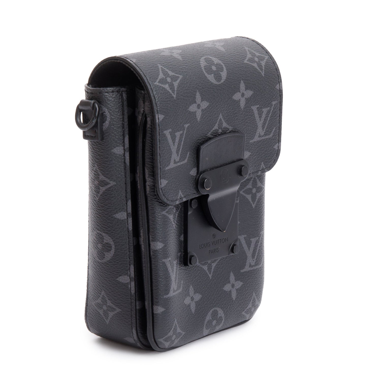 Louis Vuitton 2023 Monogram Eclipse S-Lock Verticle Wearable Wallet