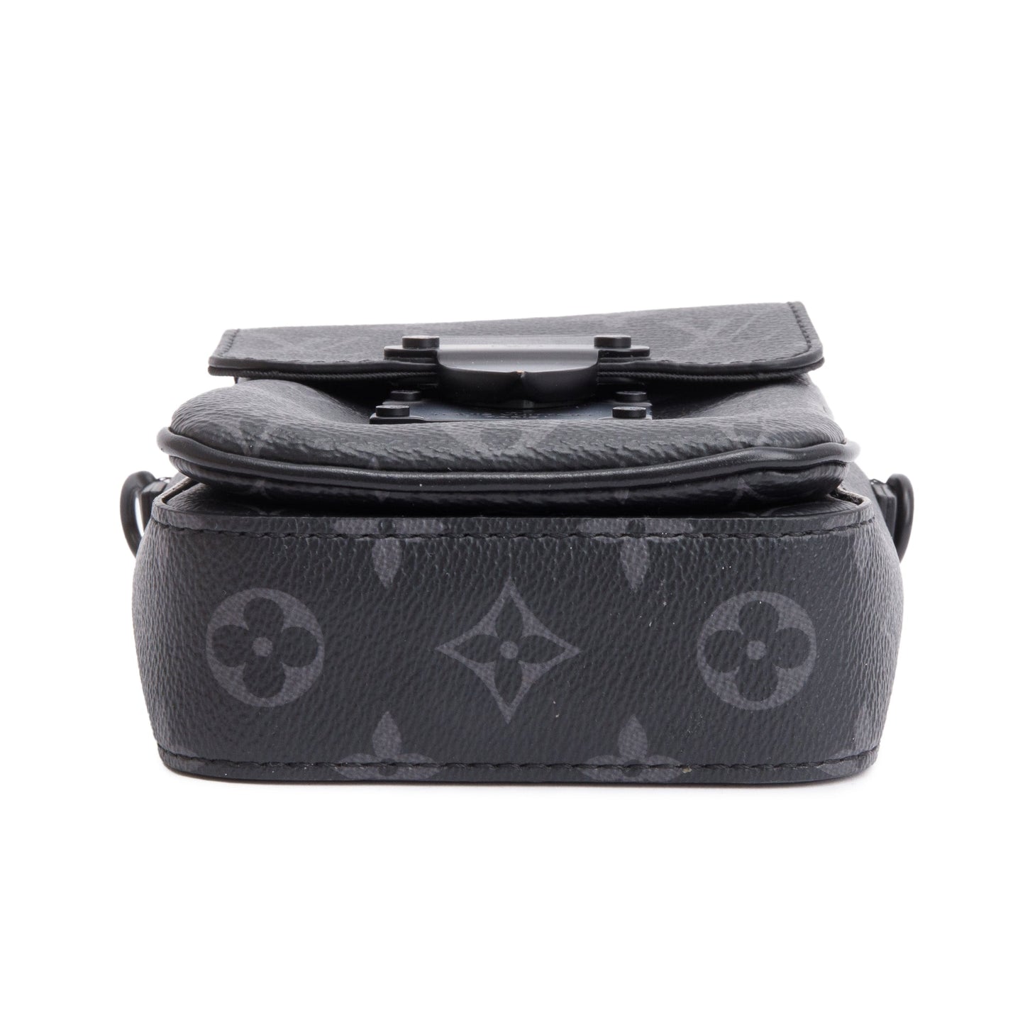 Louis Vuitton 2023 Monogram Eclipse S-Lock Verticle Wearable Wallet