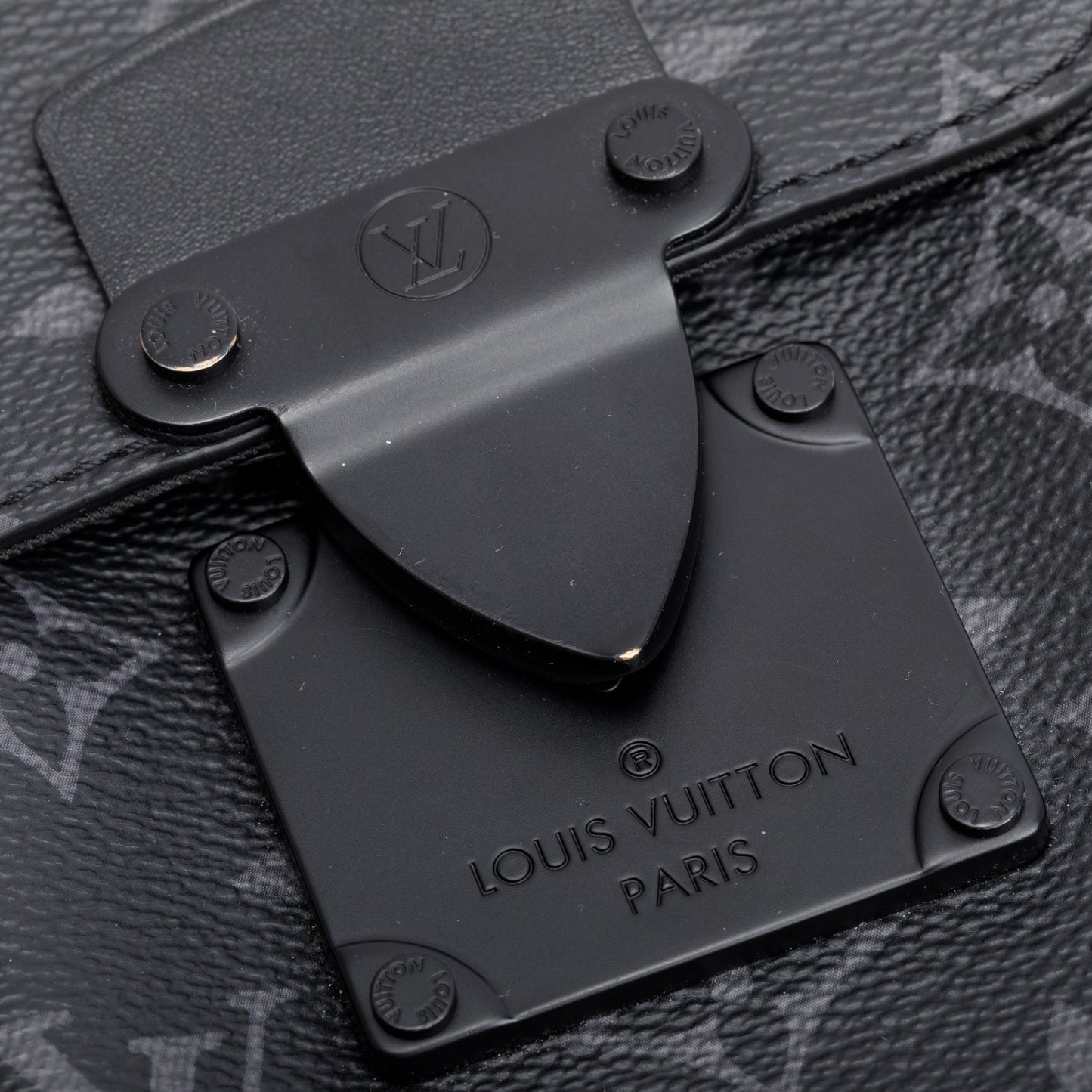 Louis Vuitton 2023 Monogram Eclipse S-Lock Verticle Wearable Wallet
