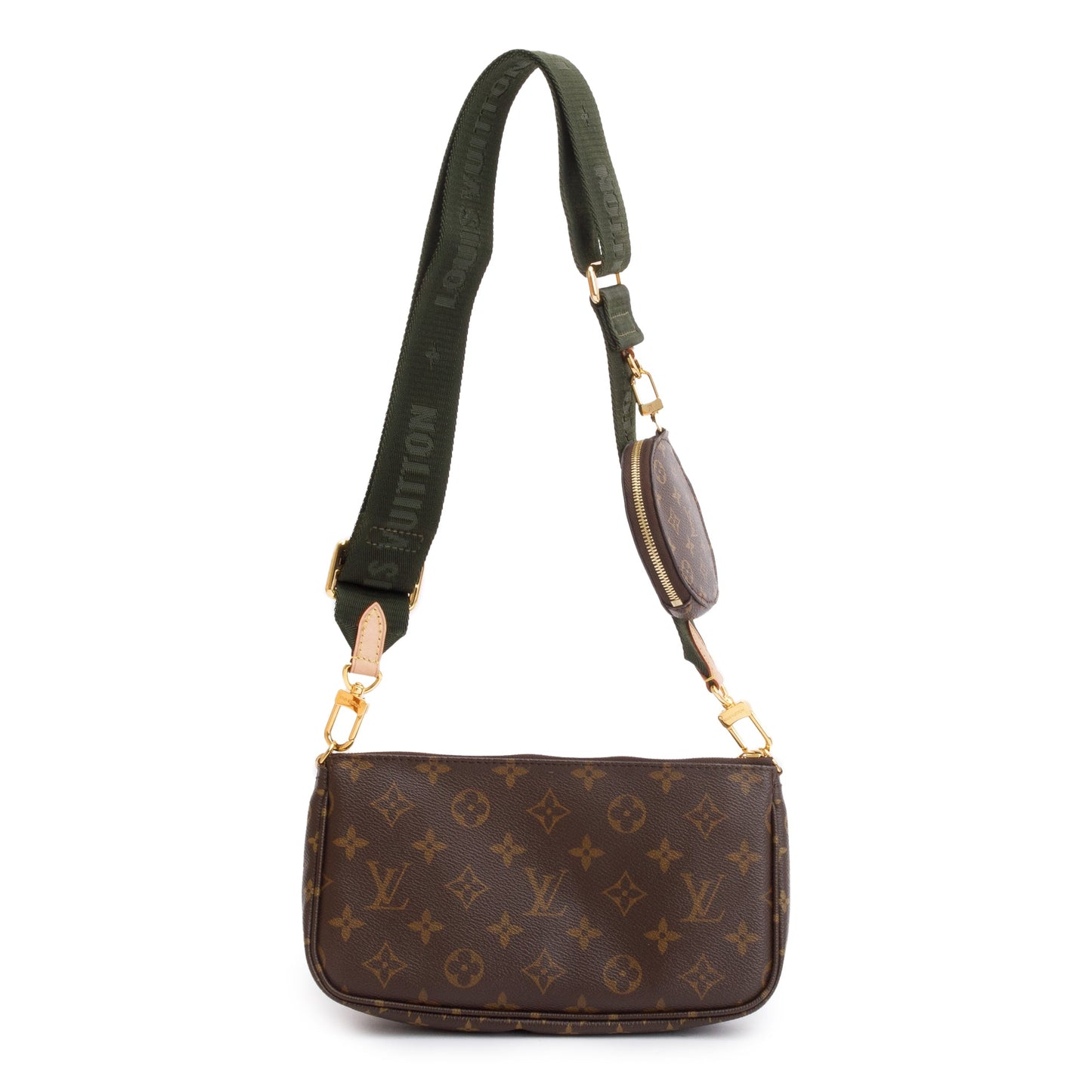 Louis Vuitton 2023 Monogram Khaki Multi-Pochette Accessoires