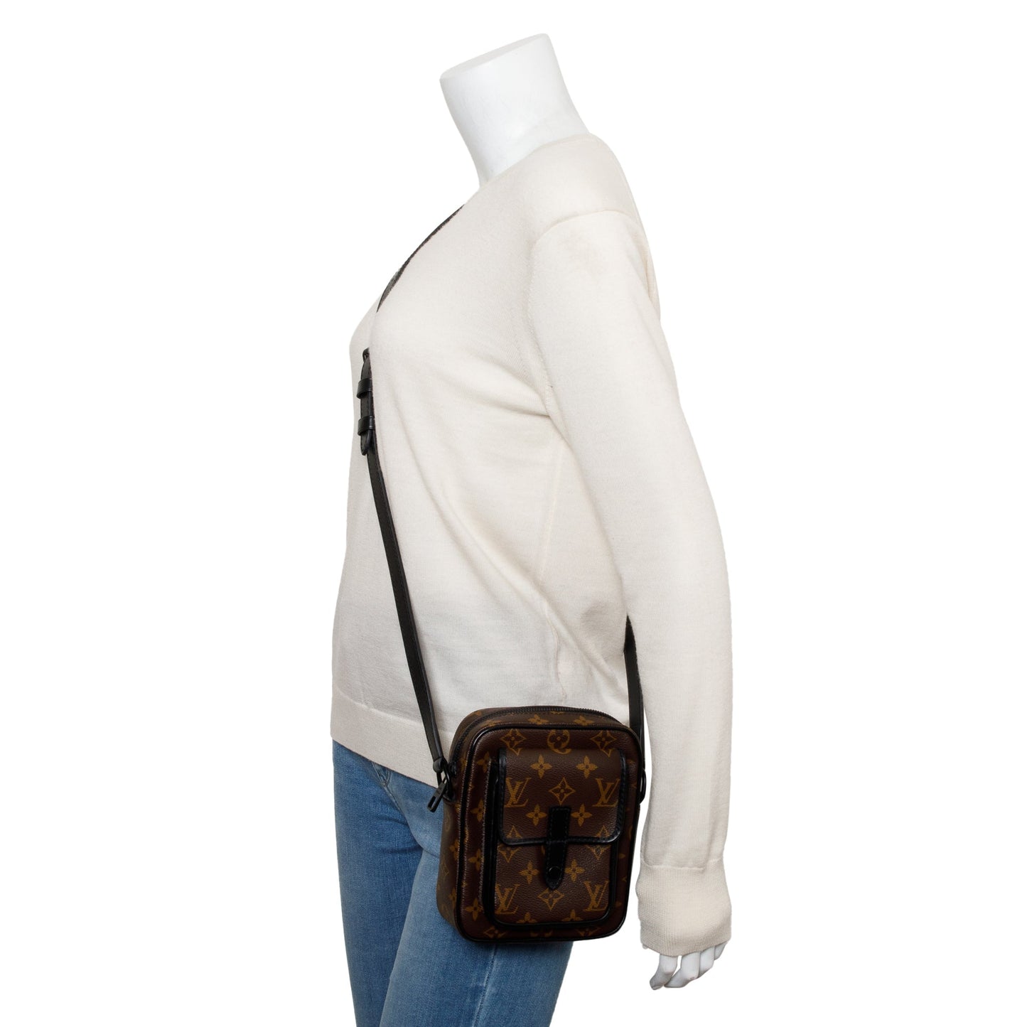 Louis Vuitton 2023 Monogram Macassar Christopher Wearable Wallet