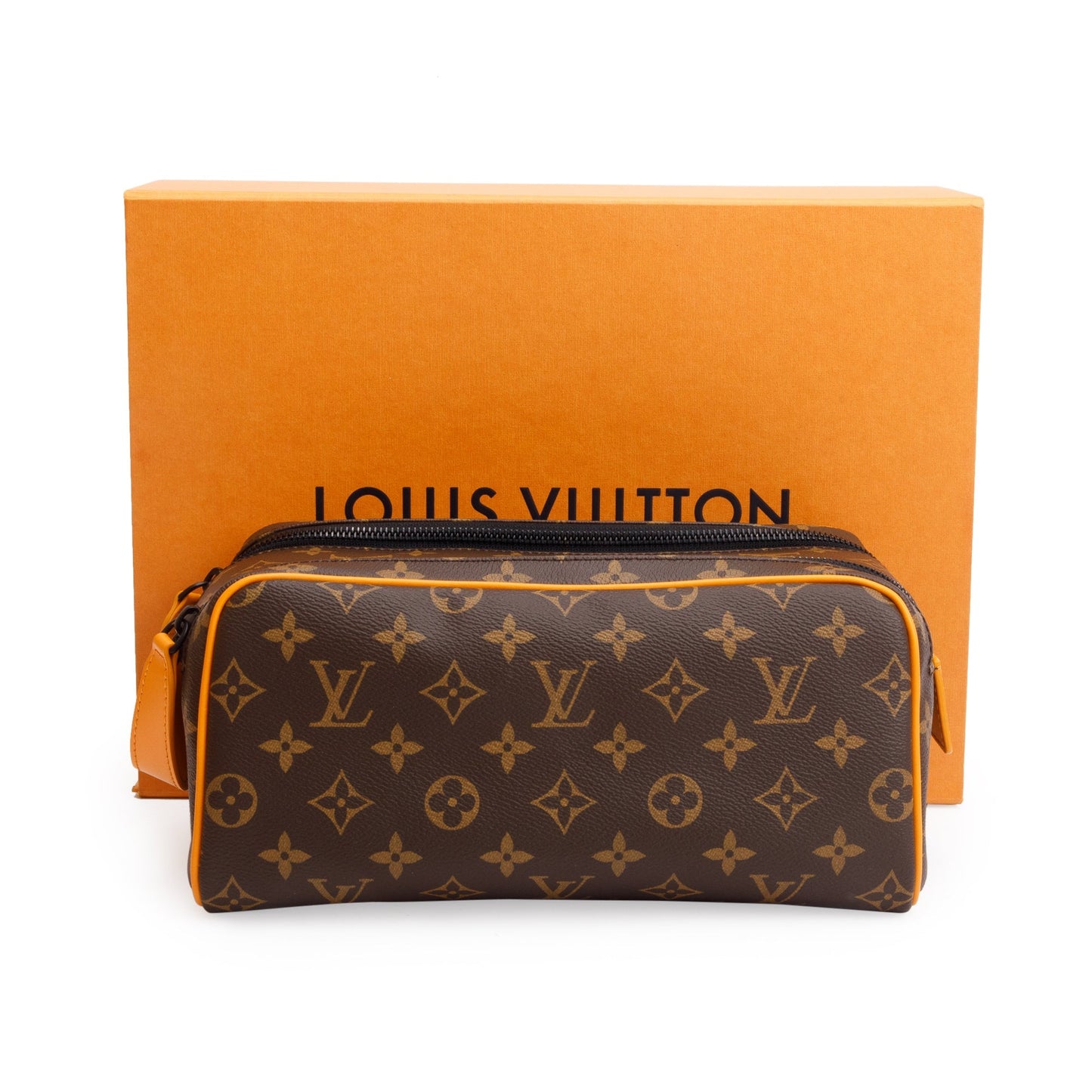 Louis Vuitton 2023 Monogram Macassar Dopp Kit Toilet Pouch