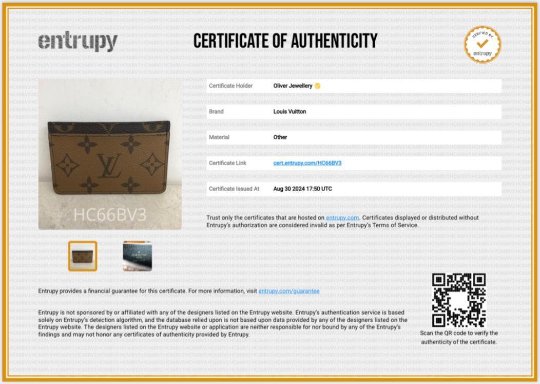 Louis Vuitton 2023 Monogram Reverse Card Holder