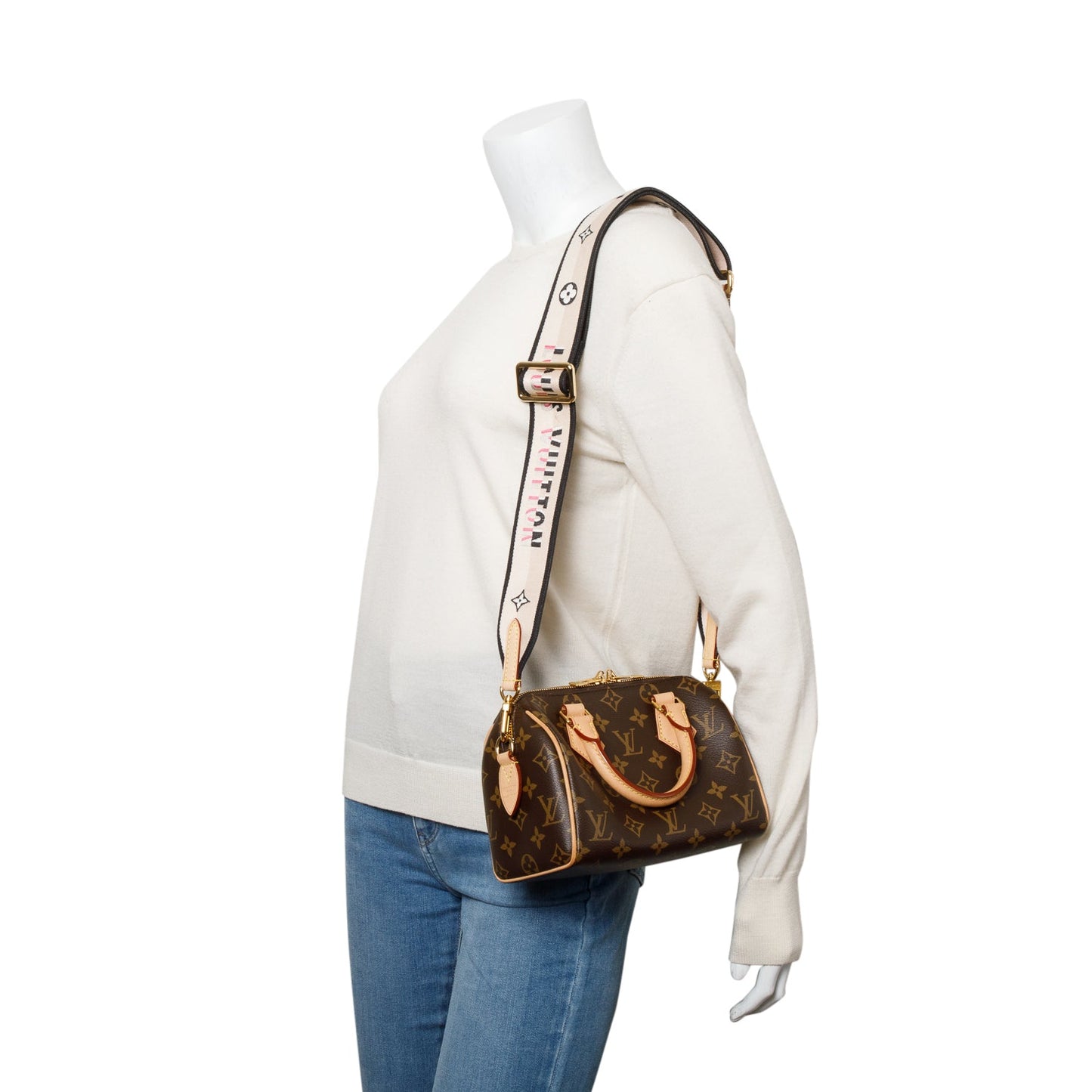 Louis Vuitton 2023 Monogram Speedy Bandouliere 20