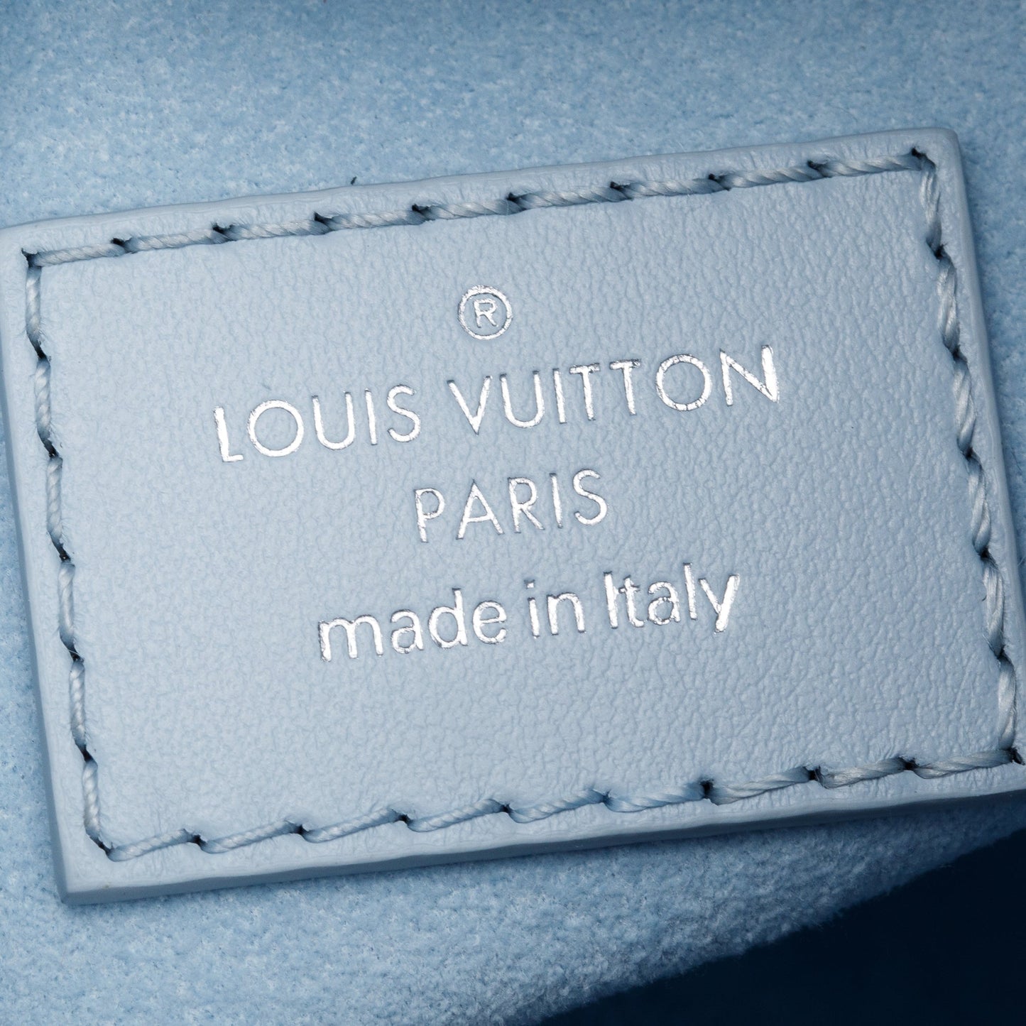 Louis Vuitton 2023 Olympe Blue Calfskin Leather Side Trunk PM