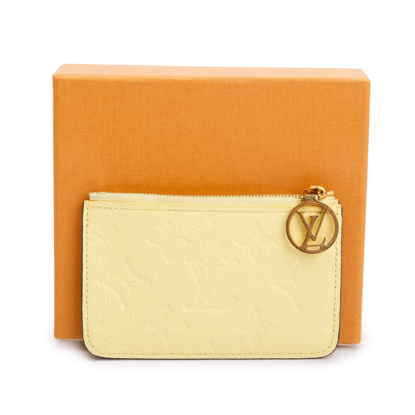 Louis Vuitton 2023 Yellow Monogram Empreinte Romy Card Holder