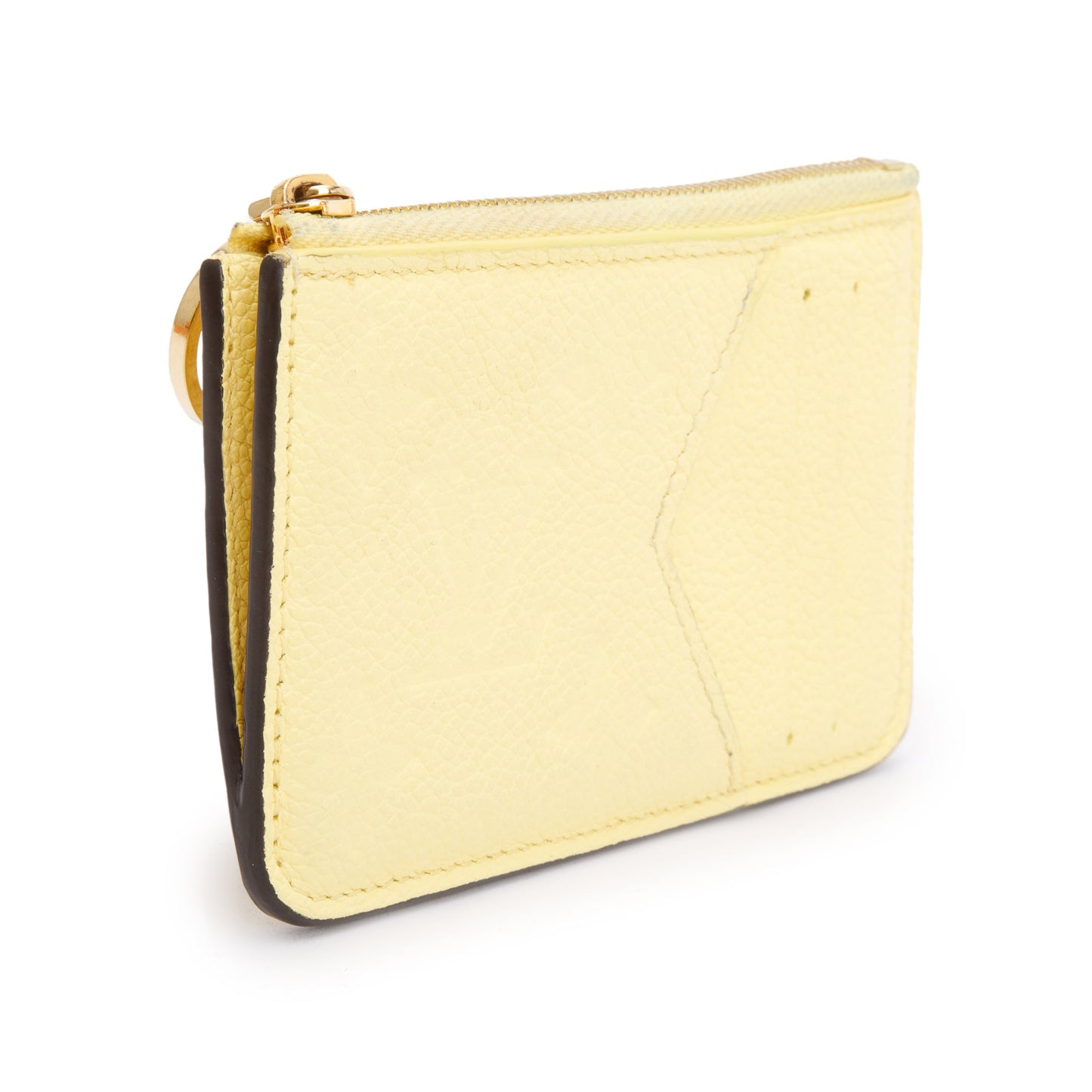 Louis Vuitton 2023 Yellow Monogram Empreinte Romy Card Holder