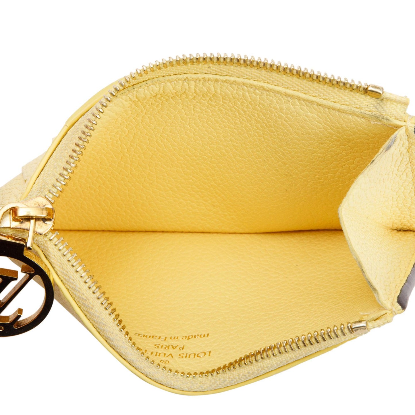 Louis Vuitton 2023 Yellow Monogram Empreinte Romy Card Holder