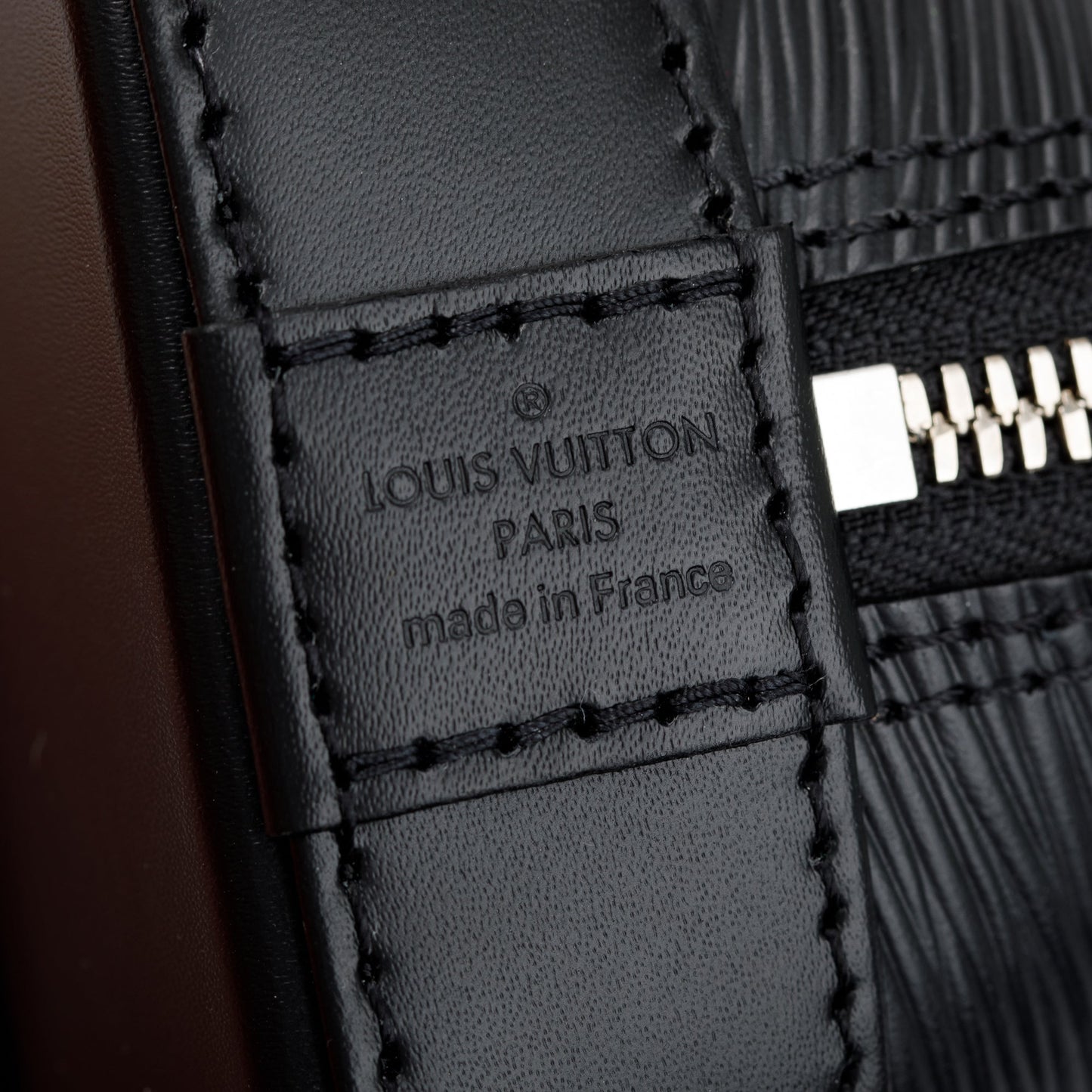 Louis Vuitton 2024 Black Epi Leather Alma BB