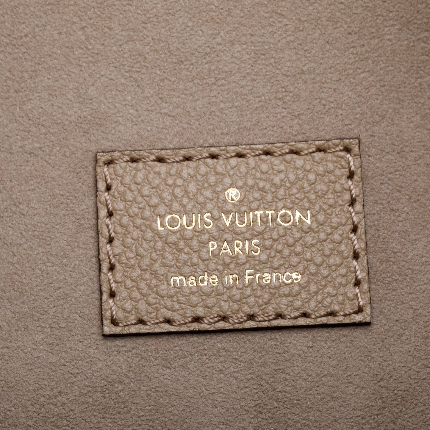 Louis Vuitton 2024 Dove Grey/Creme Bicolor Monogram Empreinte Leather Loop Hobo Bag