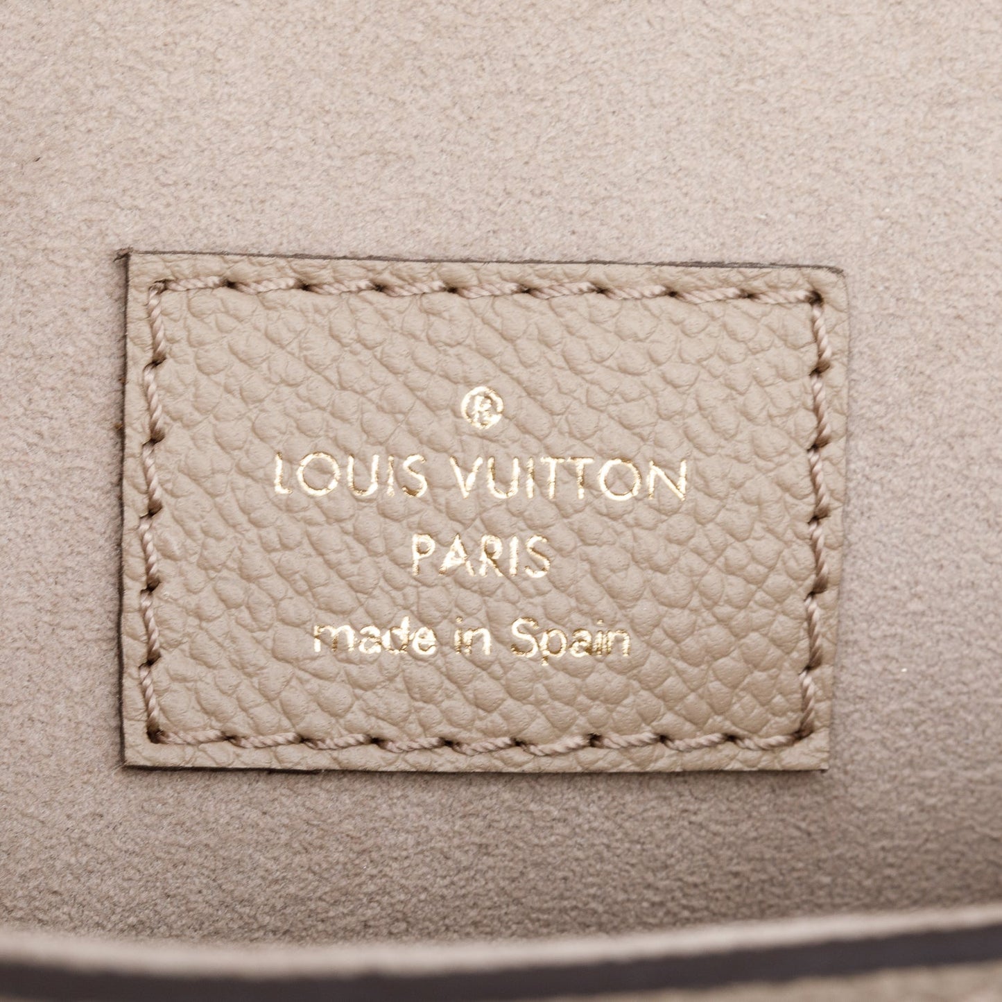 Louis Vuitton 2024 Torterelle Beige/Creme Bicolor Monogram Empreinte Leather Nano Diane