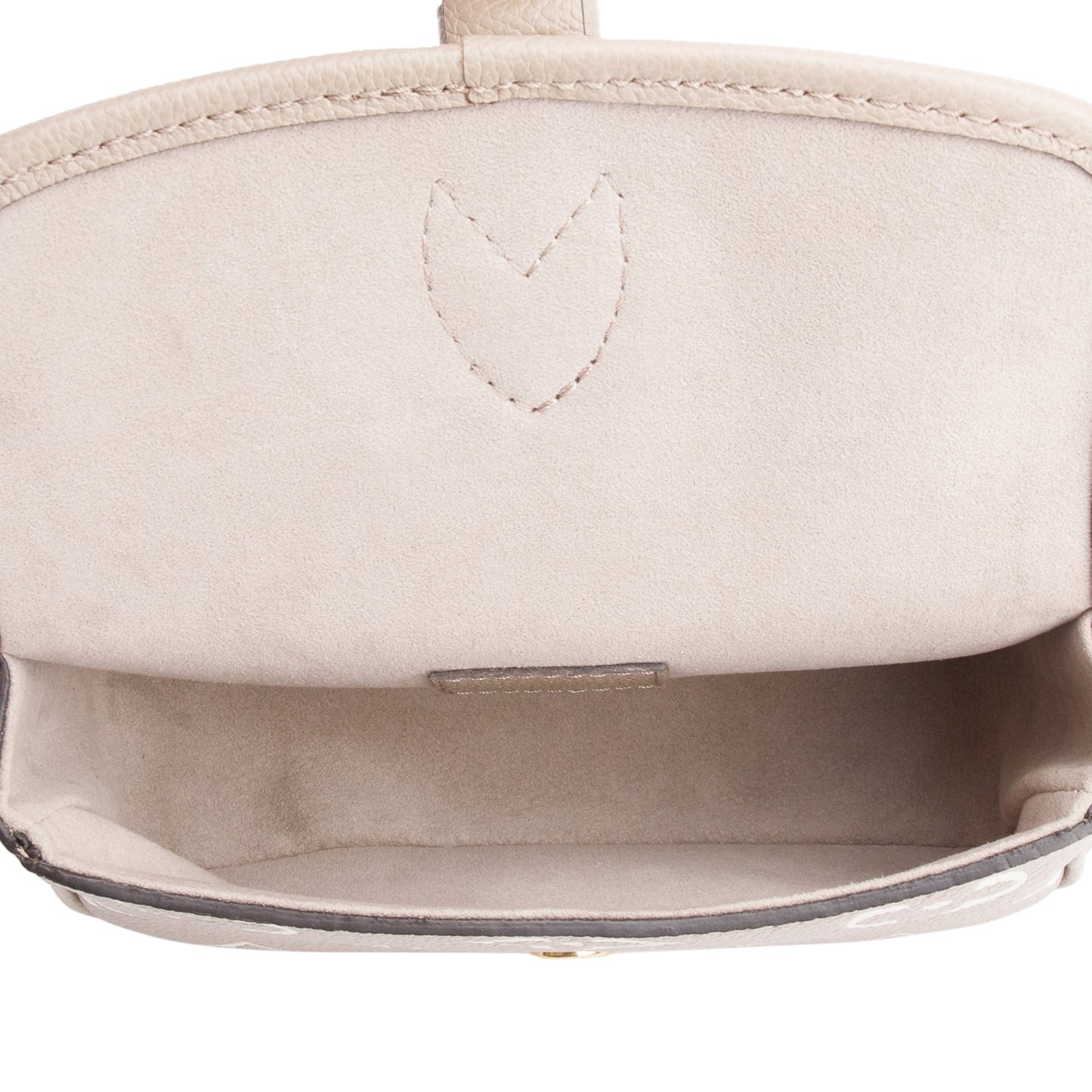 Louis Vuitton 2024 Torterelle Beige/Creme Bicolor Monogram Empreinte Leather Nano Diane